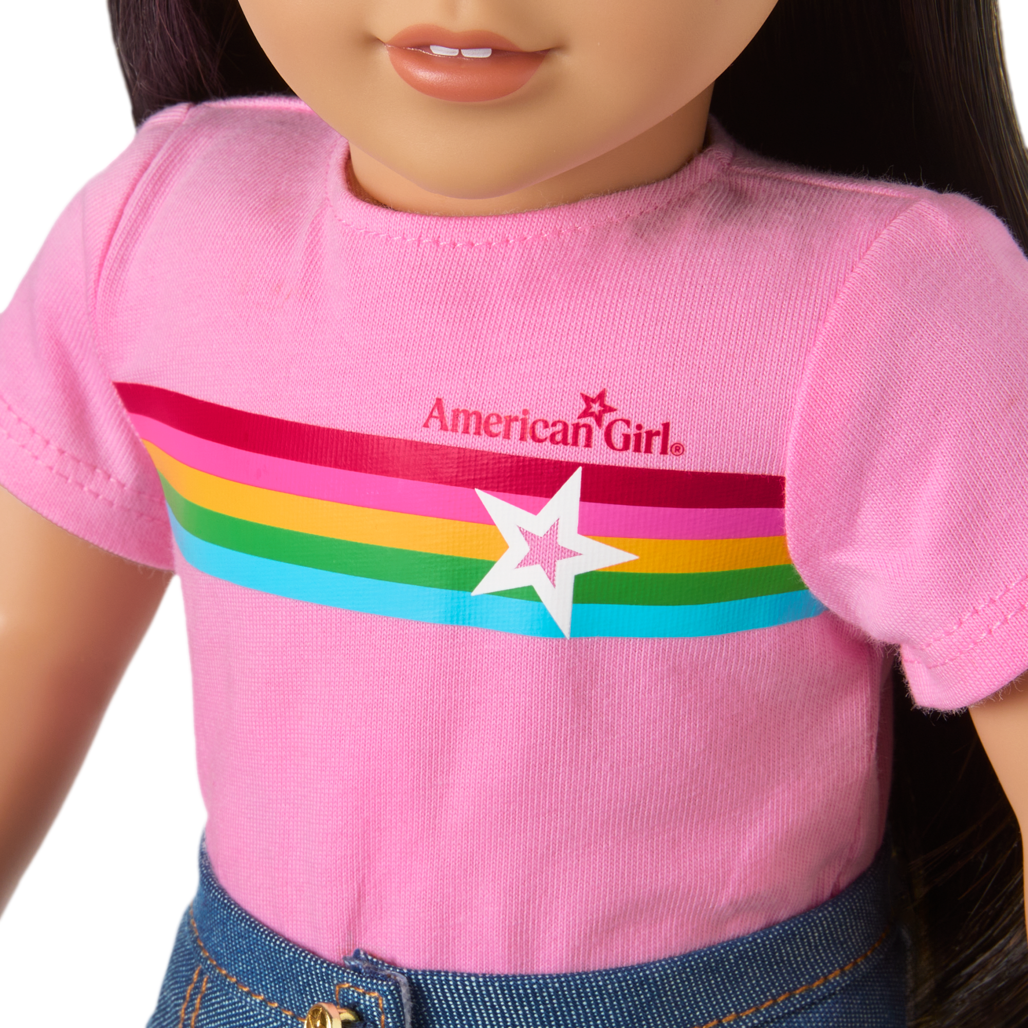 Truly Me™ 18-inch Doll #124 with straight black-brown hair - Image 12