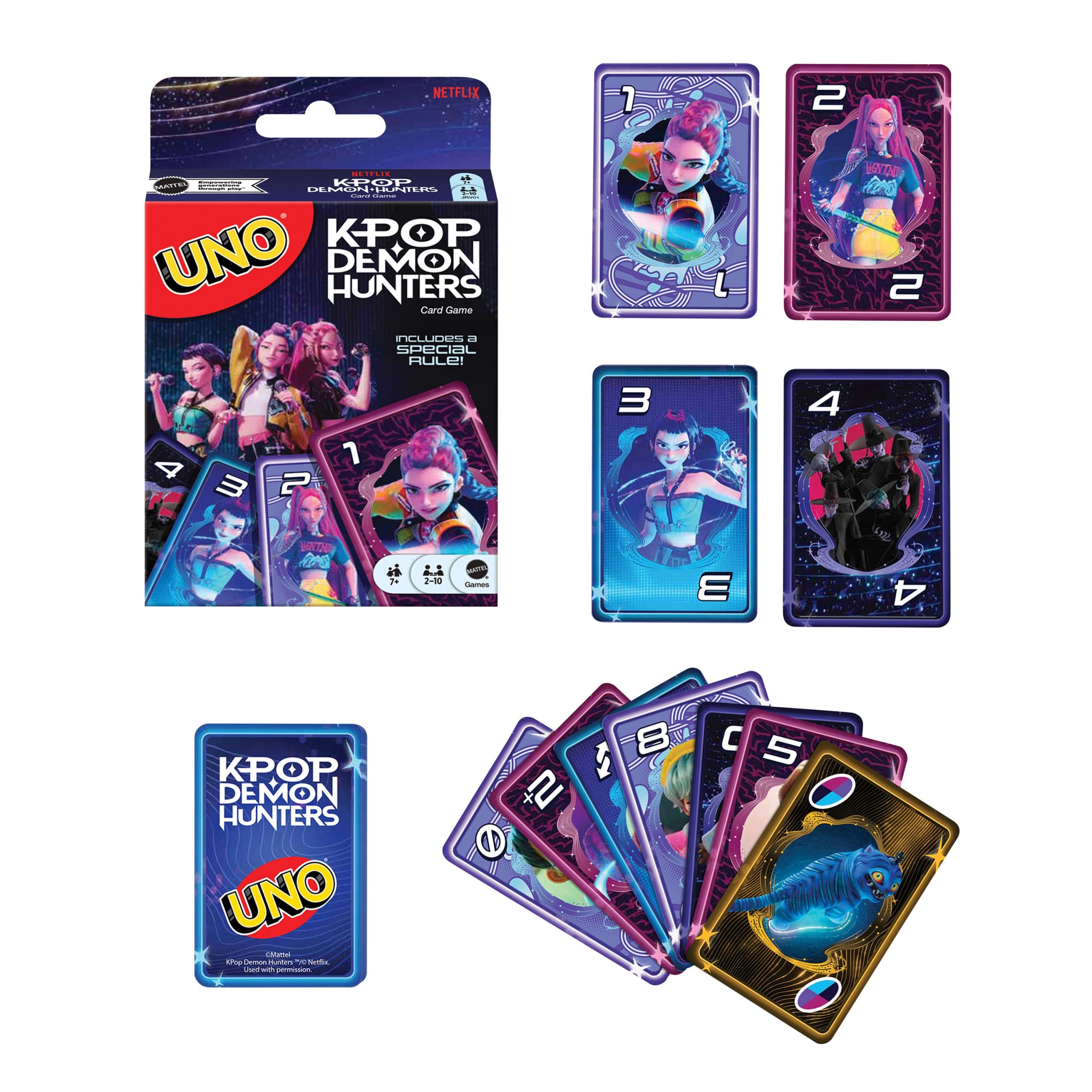 Jeu de Cartes Uno KPop demon Hunters - Image 2