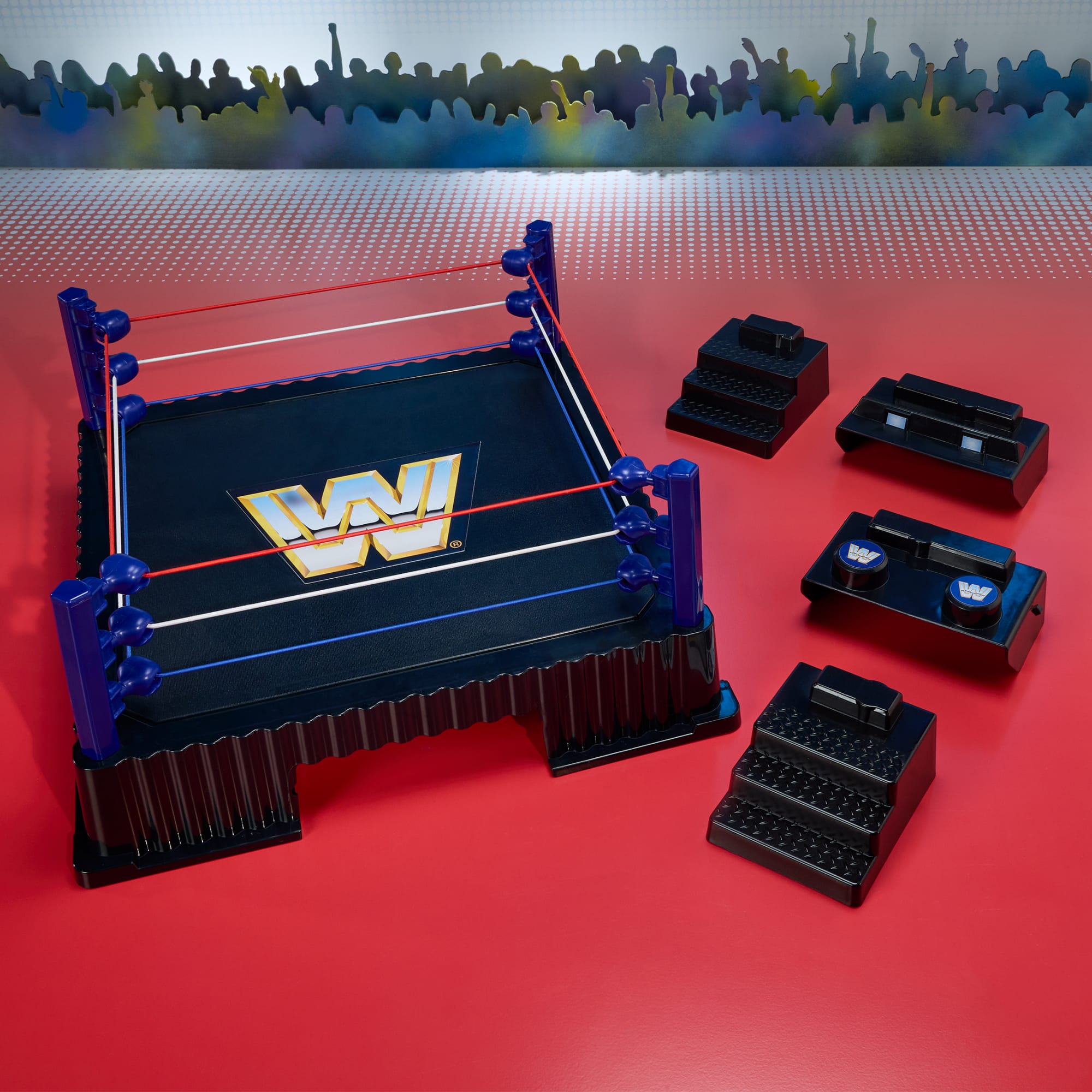 WWE Retro WrestleMania Ring for Retro Action Figures - Image 2