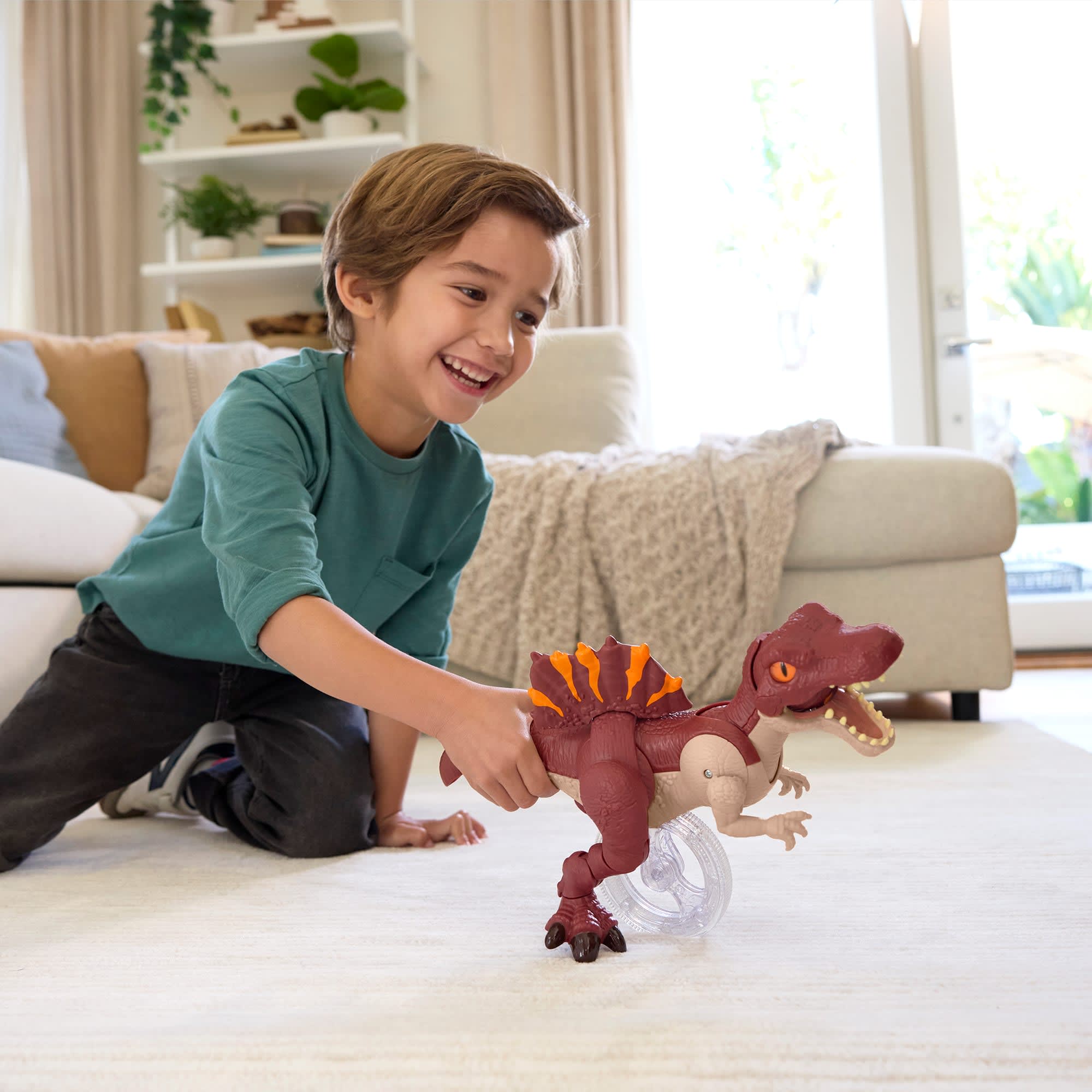 Imaginext Jurassic World Dinosaurio de Juguete Rebirth Spinosaurus Corredor - Image 2