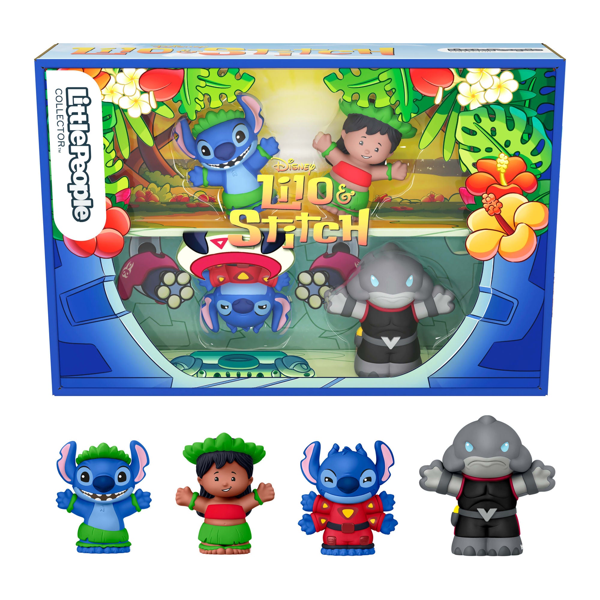Little People Collector Disney Lilo & Stitch Special Edition Set For Adults & Fans. 4 Figures