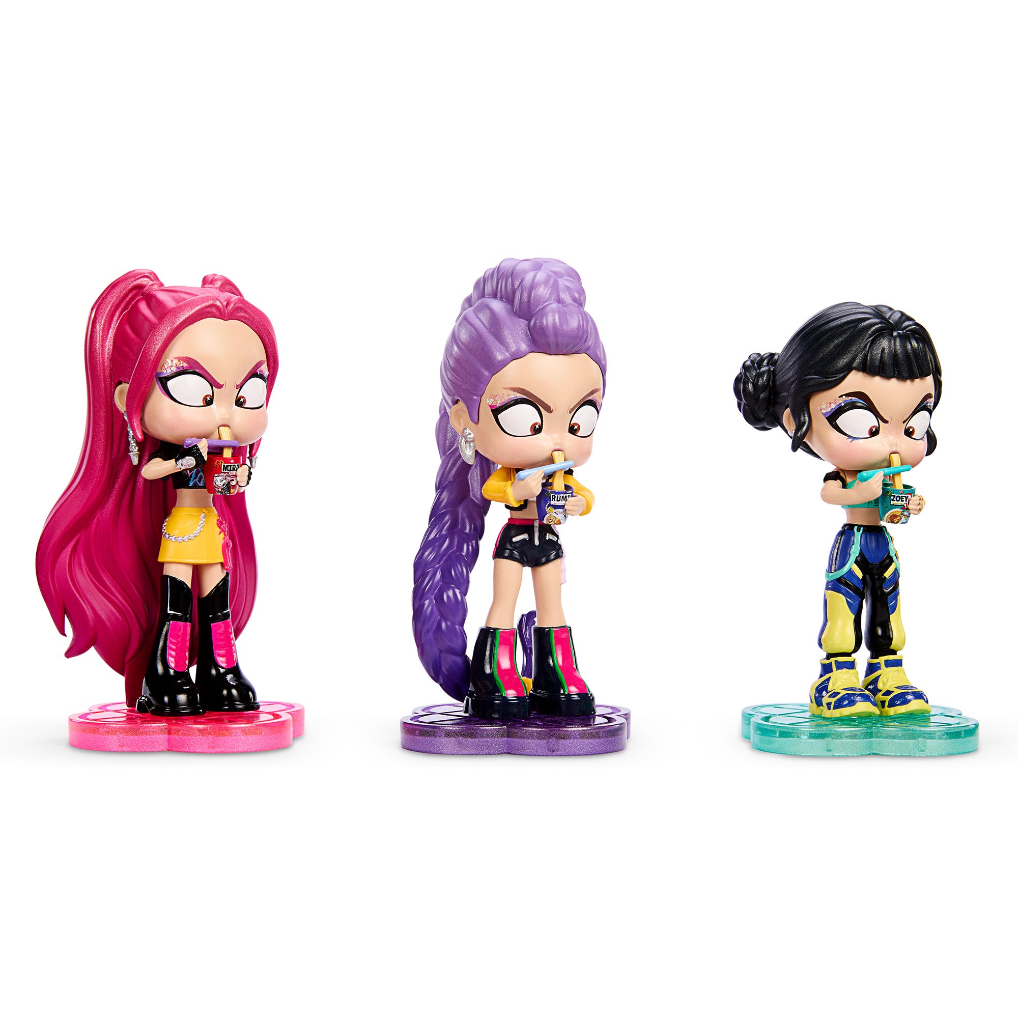 KPop Demon Hunters How It's Done Ramyeon Figure 3-Pack - Image 2