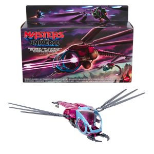 Masters Of The Universe 2026 Movie Accurate Origins Fright Fighter Vehicle. 5.5 Inch Skeletor Whip