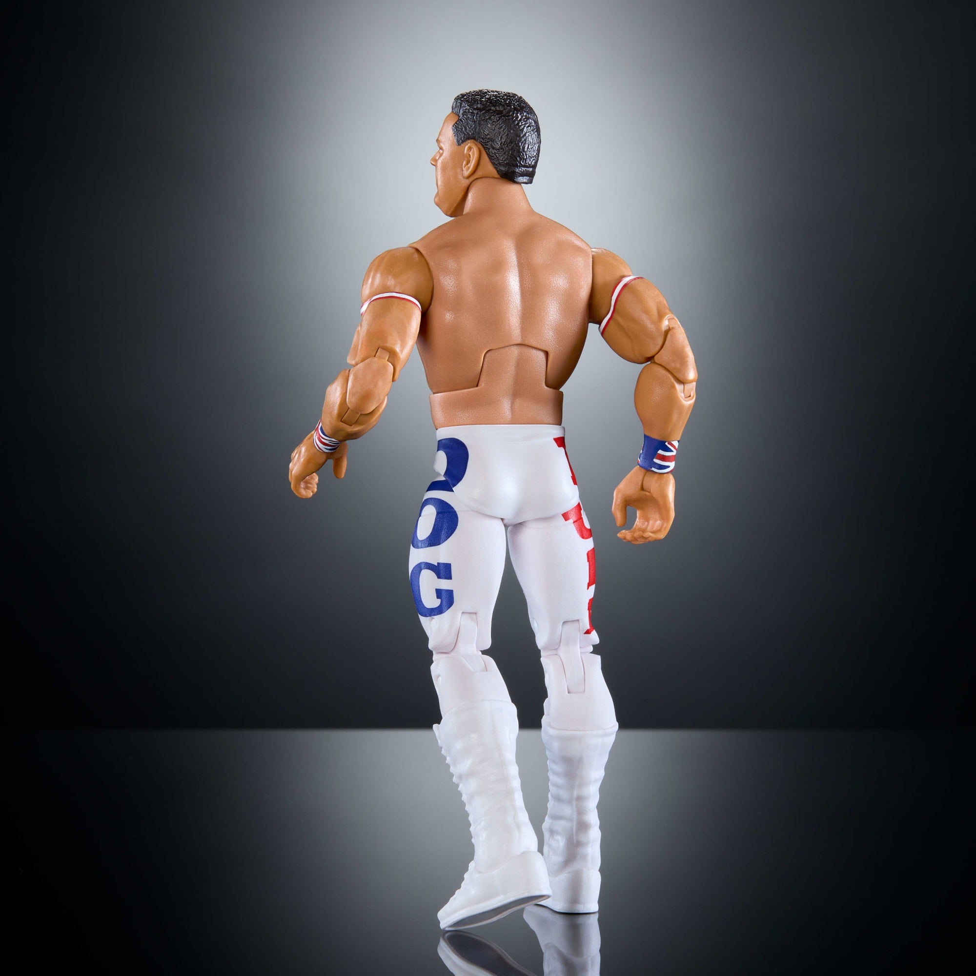 WWE Elite Collection Monday Night War British Bulldog Action Figure & Plus Golga Build-A-Figure Parts - Image 3