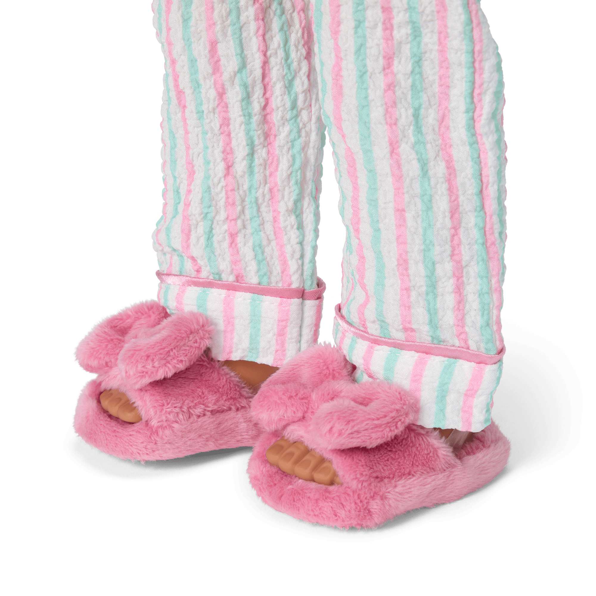 Raquel's™ Coastal Stripes Pajamas for 18-inch Dolls (Girl of the Year™ 2026) - Image 6