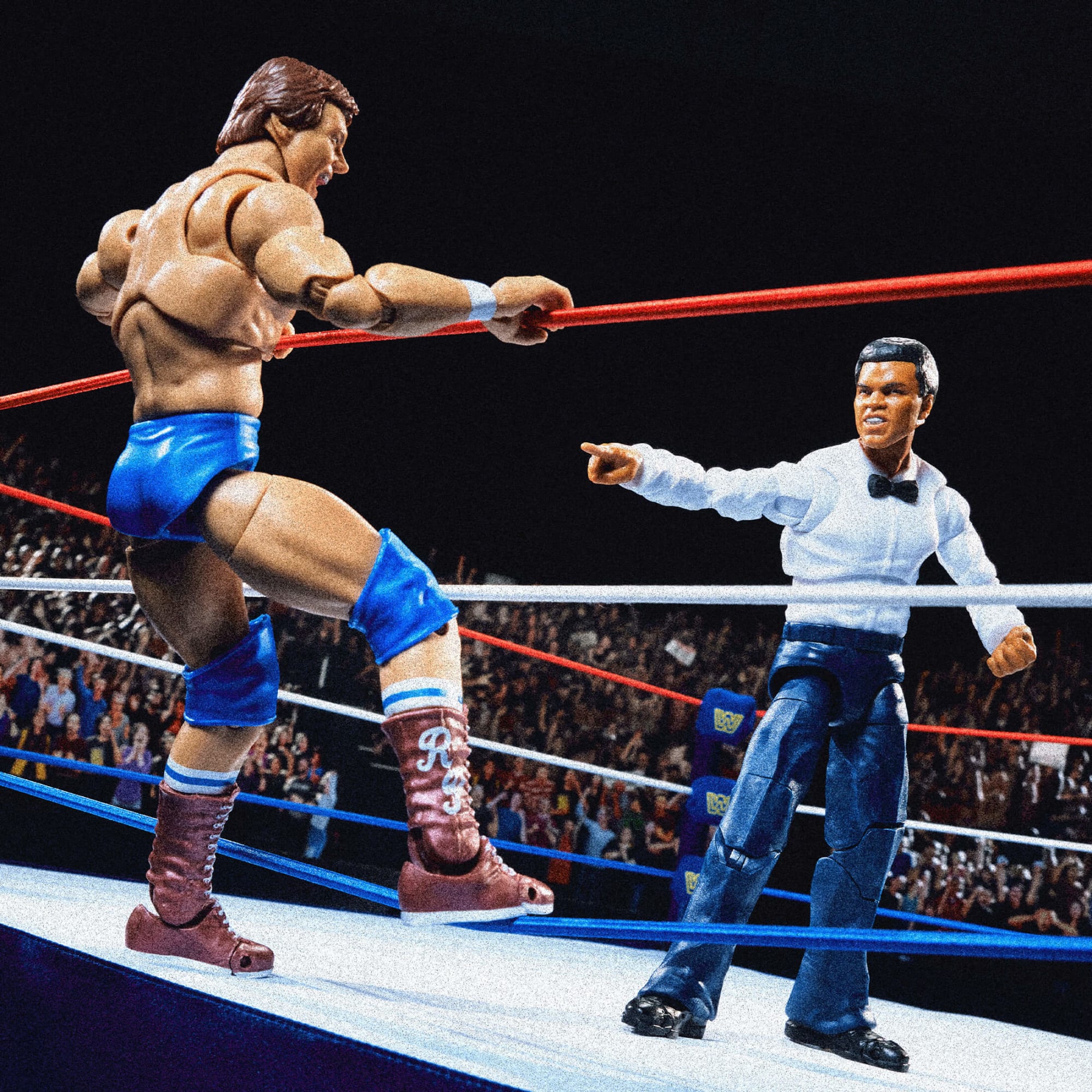 WWE Ultimate Edition Muhammad Ali Action Figure Set - Image 5