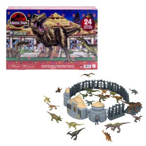Jurassic World Island Visitor Advent Calendar. 24 Days Toy Surprises. 19 Dinosaur Minis