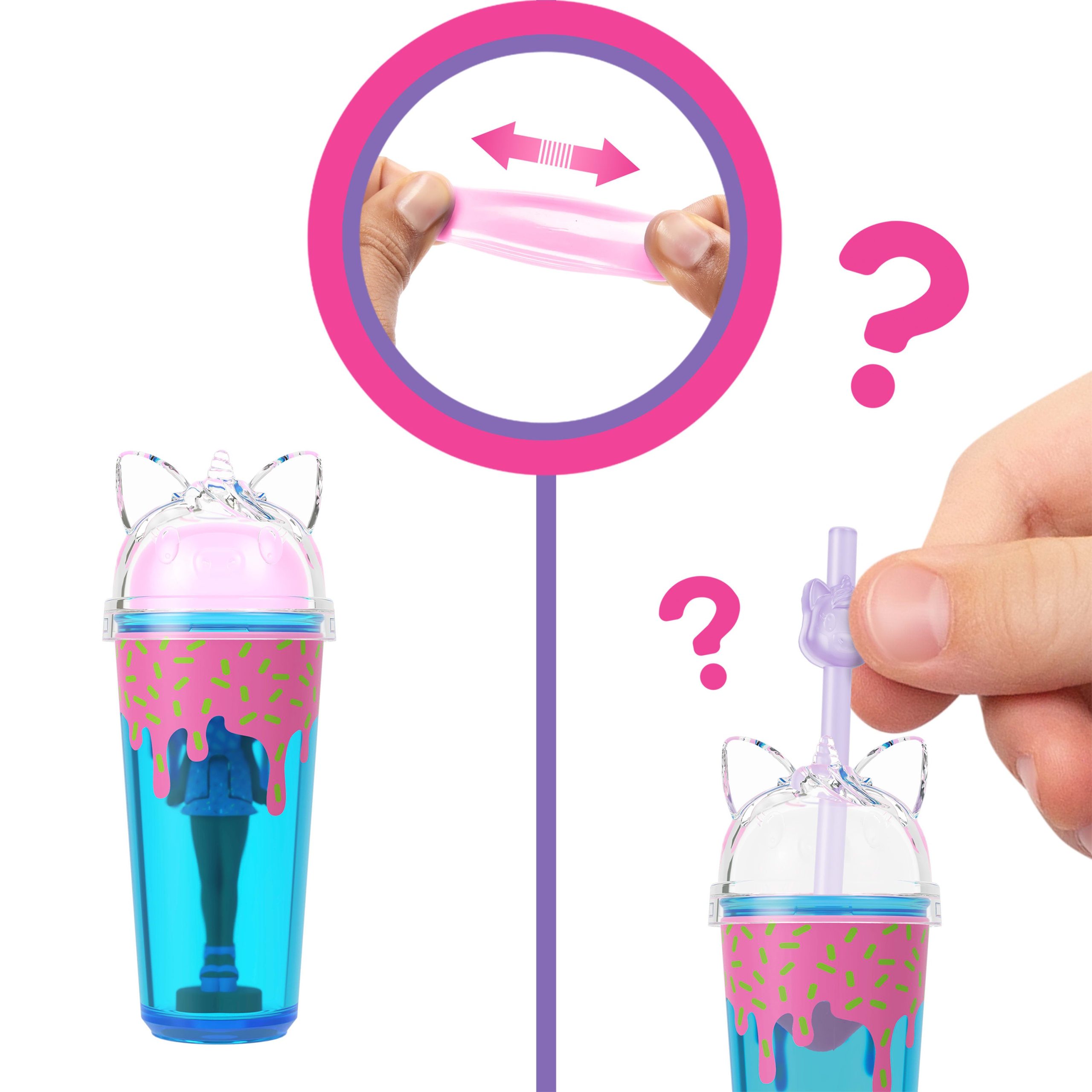 Barbie Mini Barbie Land 5 Dolls Reveal Pack. 1.5-Inch Mini Dolls With Surprise Reveal & Sensory Play Piece - Image 3