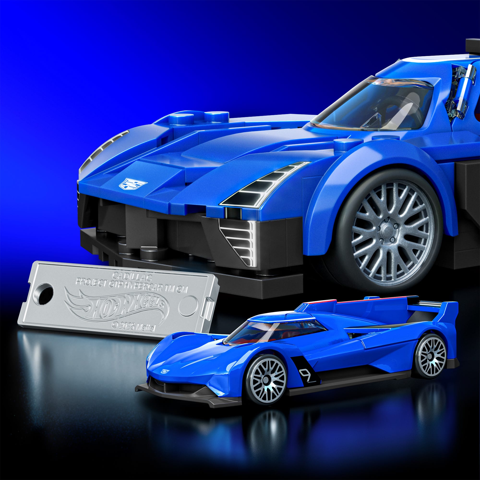 Mattel Brick Shop Hot Wheels Cadillac Project GTP Hypercar Building Set - Image 5