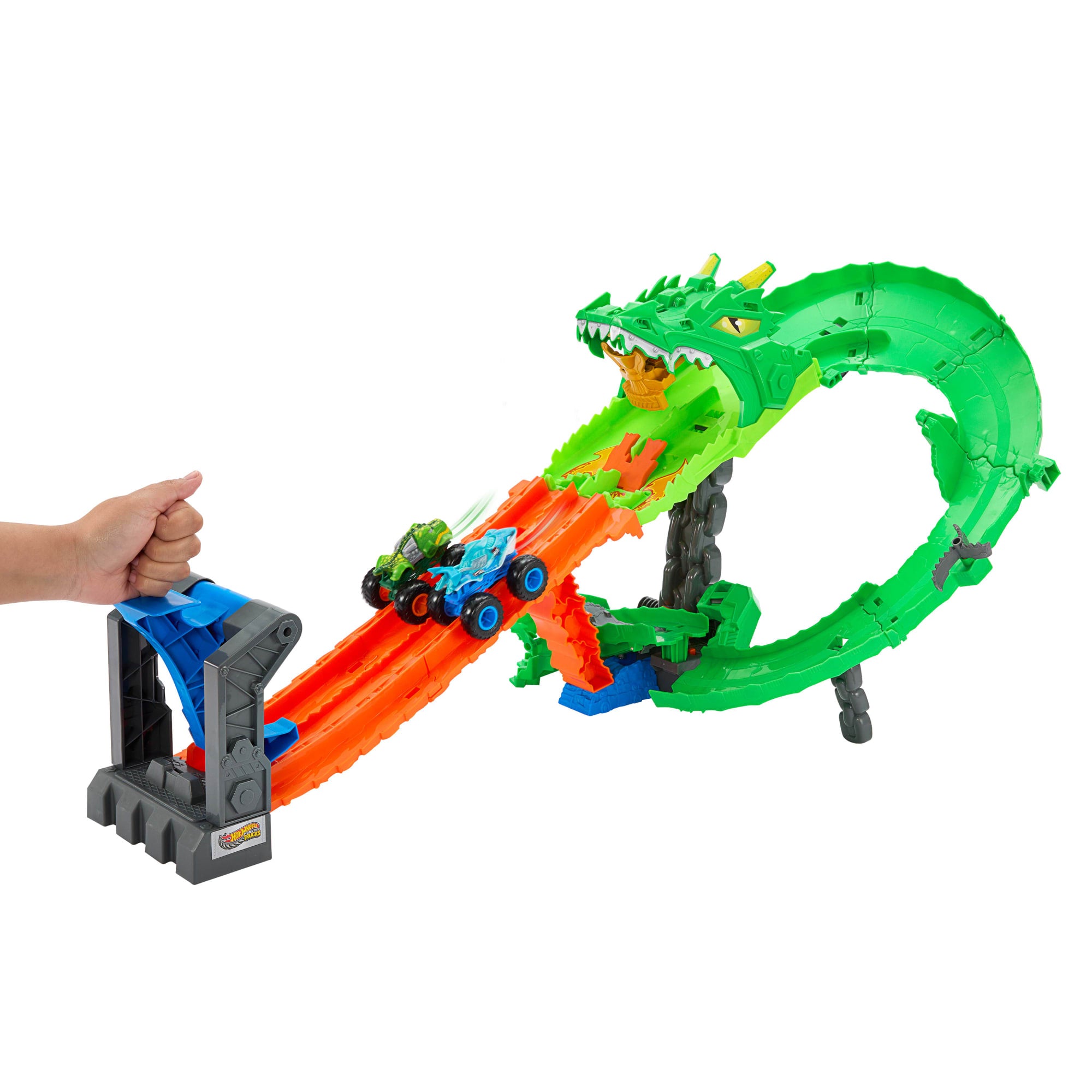 Hot Wheels Monster Trucks Démolition du Dragon - Image 3