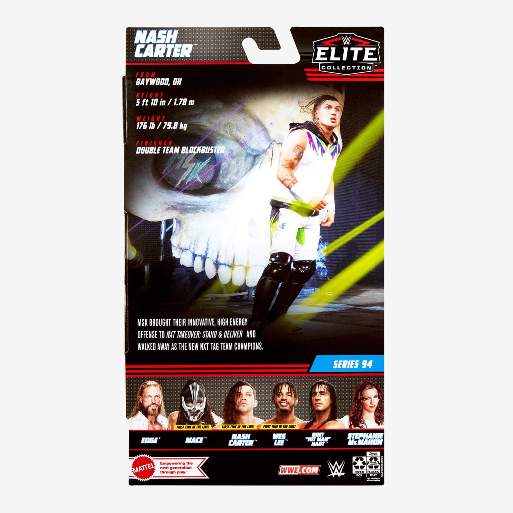 WWE Nash Carter Elite Collection Action Figure - Image 7