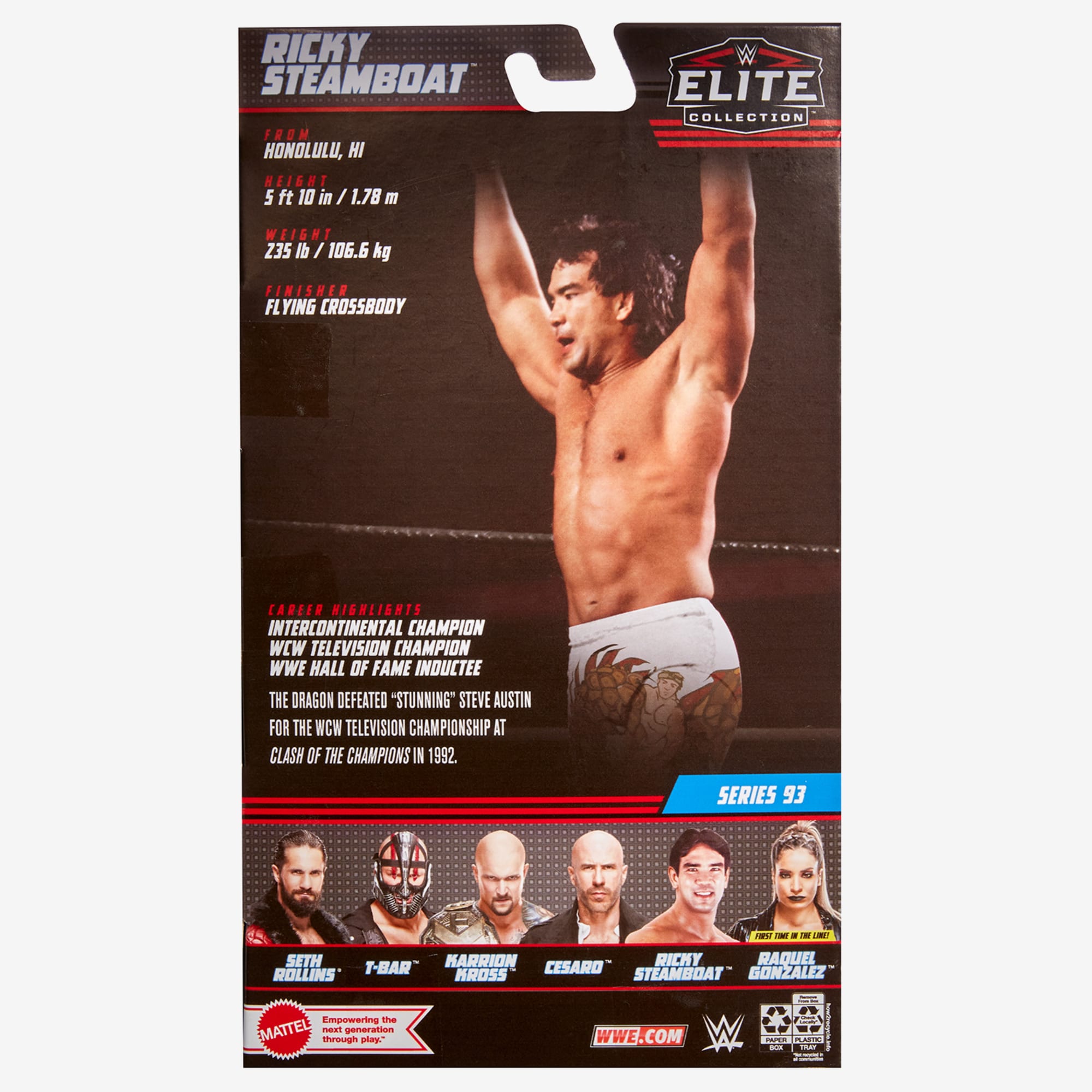 WWE Ricky The Dragon Steamboat Elite Collection Action Figure - Image 5