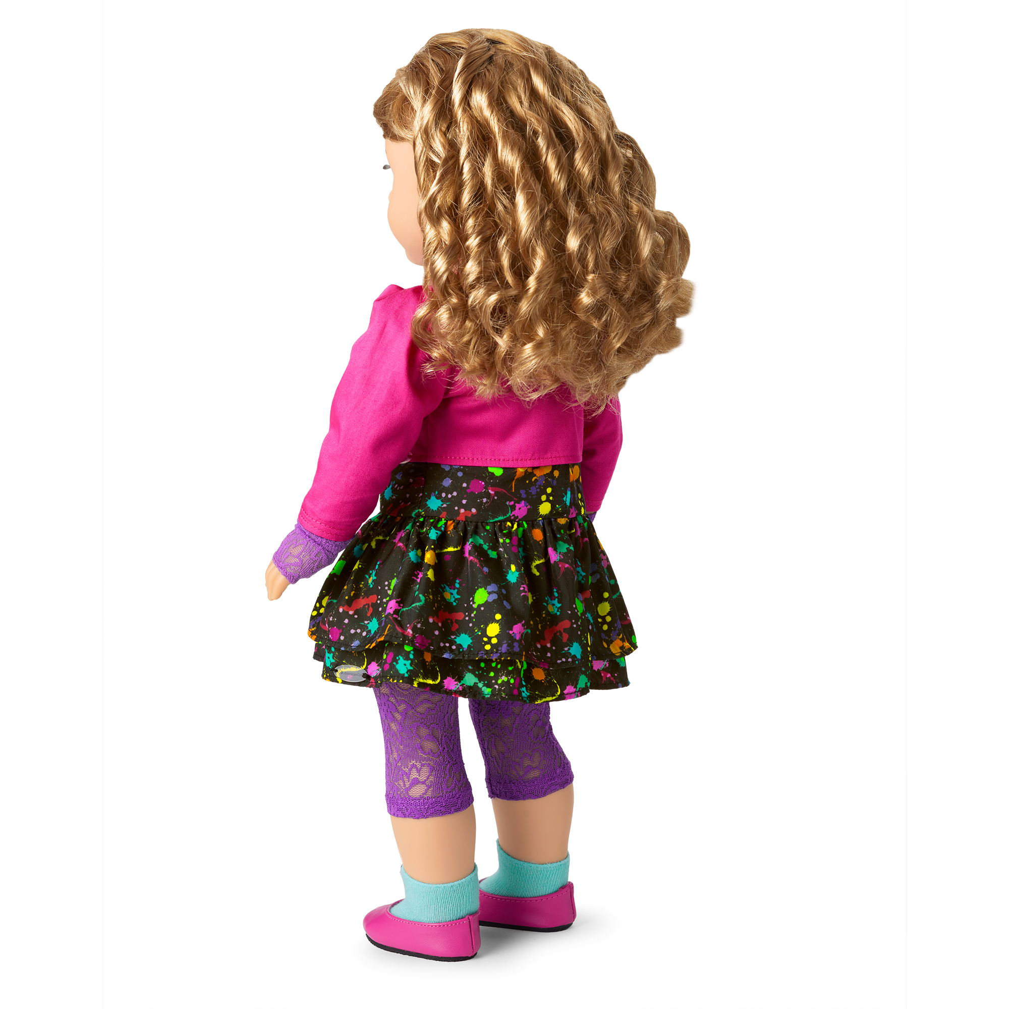 Courtney's™ Splatter Print Dress for 18-inch Dolls (Historical Characters) - Image 3