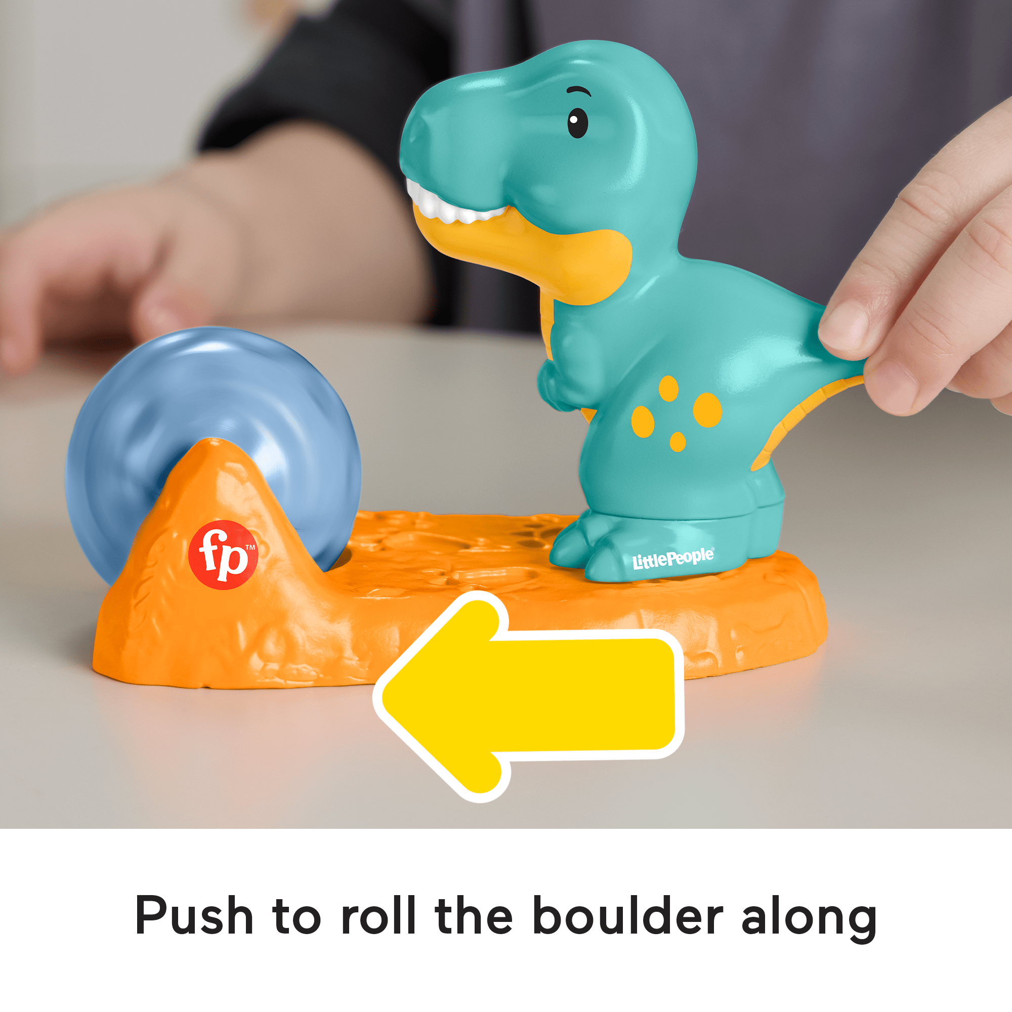 Fisher-Price Little People Friendly Dinosaur Figure Pack Toddler Toy. 4 Pieces - Image 3