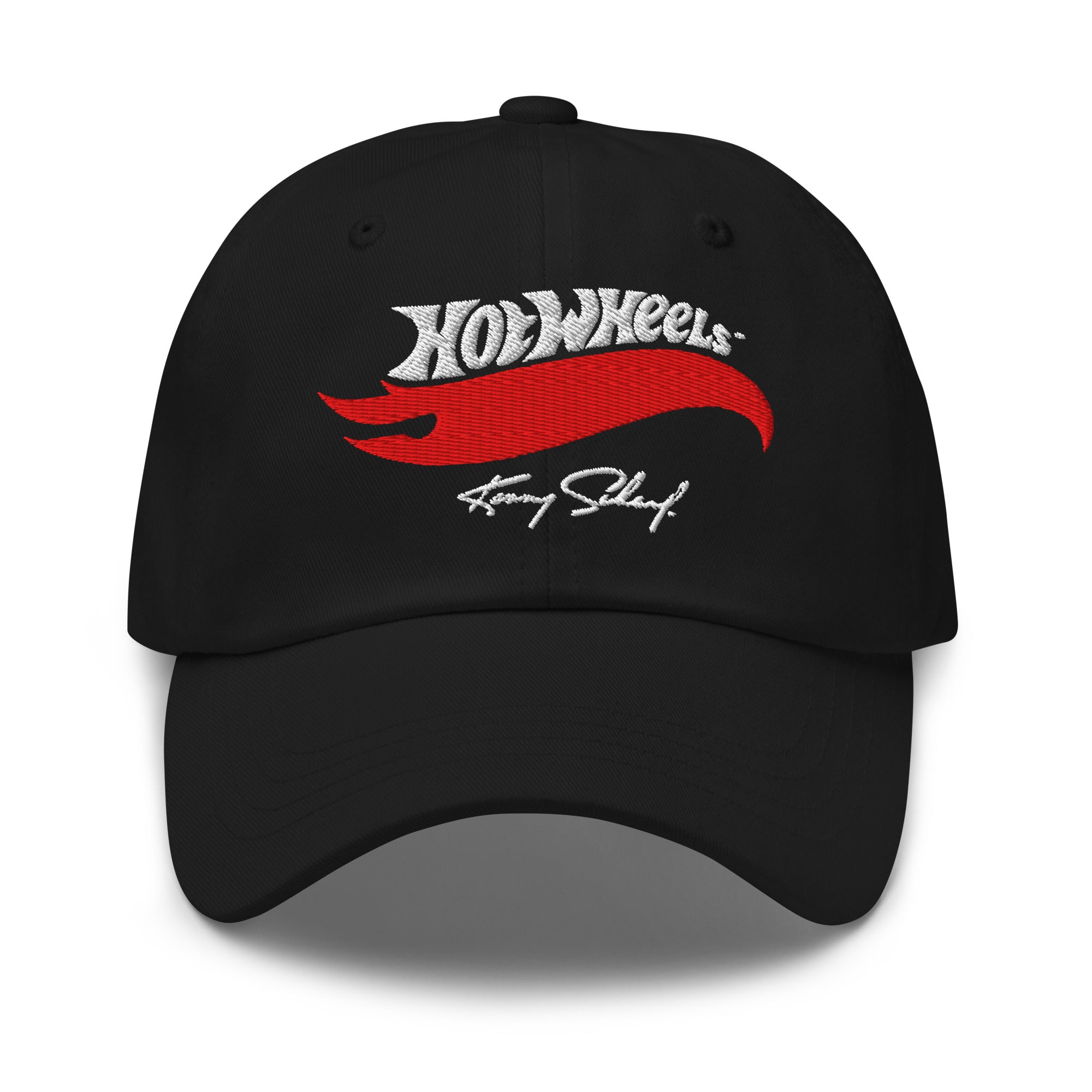 Hot Wheels x Kenny Scharf Black Embroidered Dad Hat - Image 3