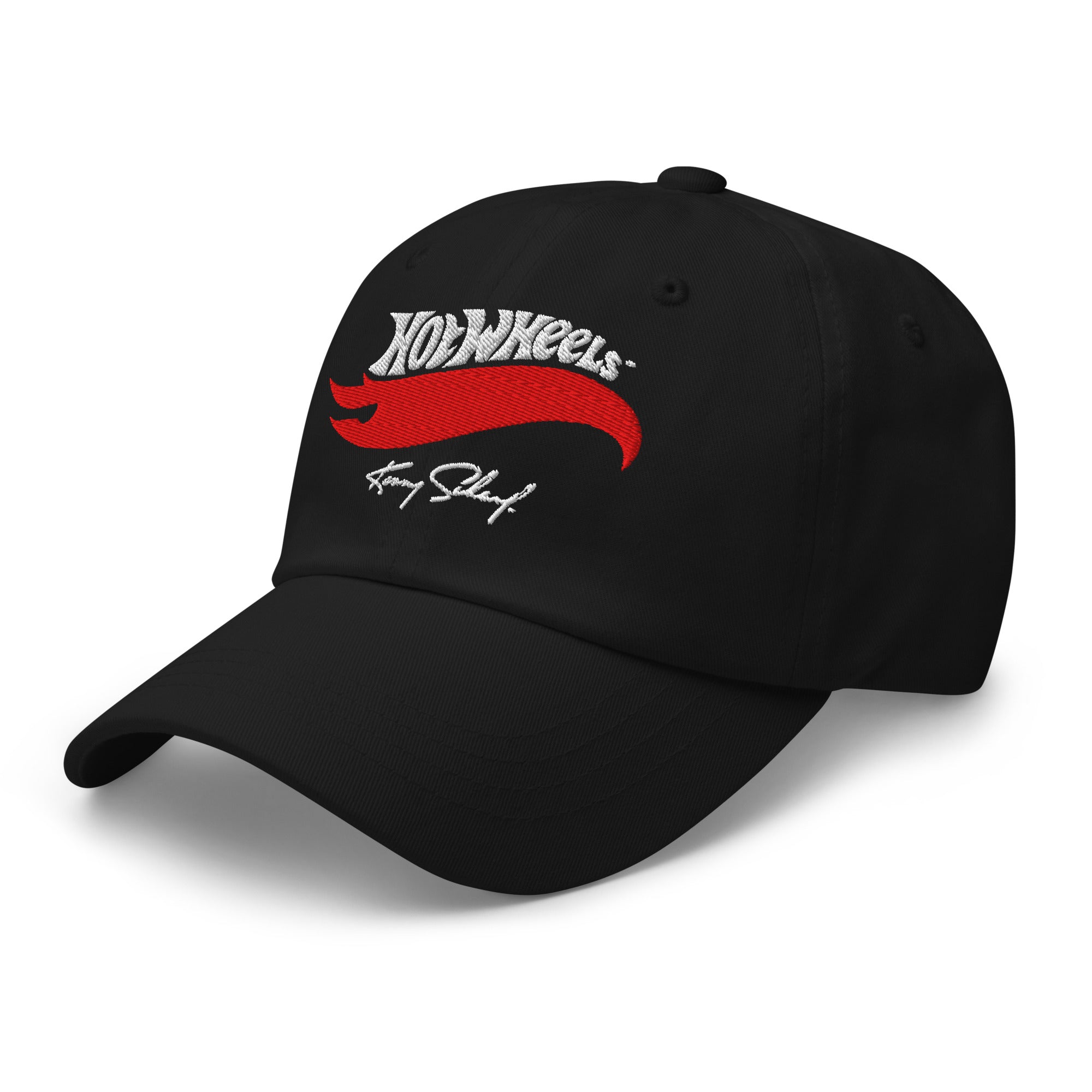 Hot Wheels x Kenny Scharf Black Embroidered Dad Hat - Image 6
