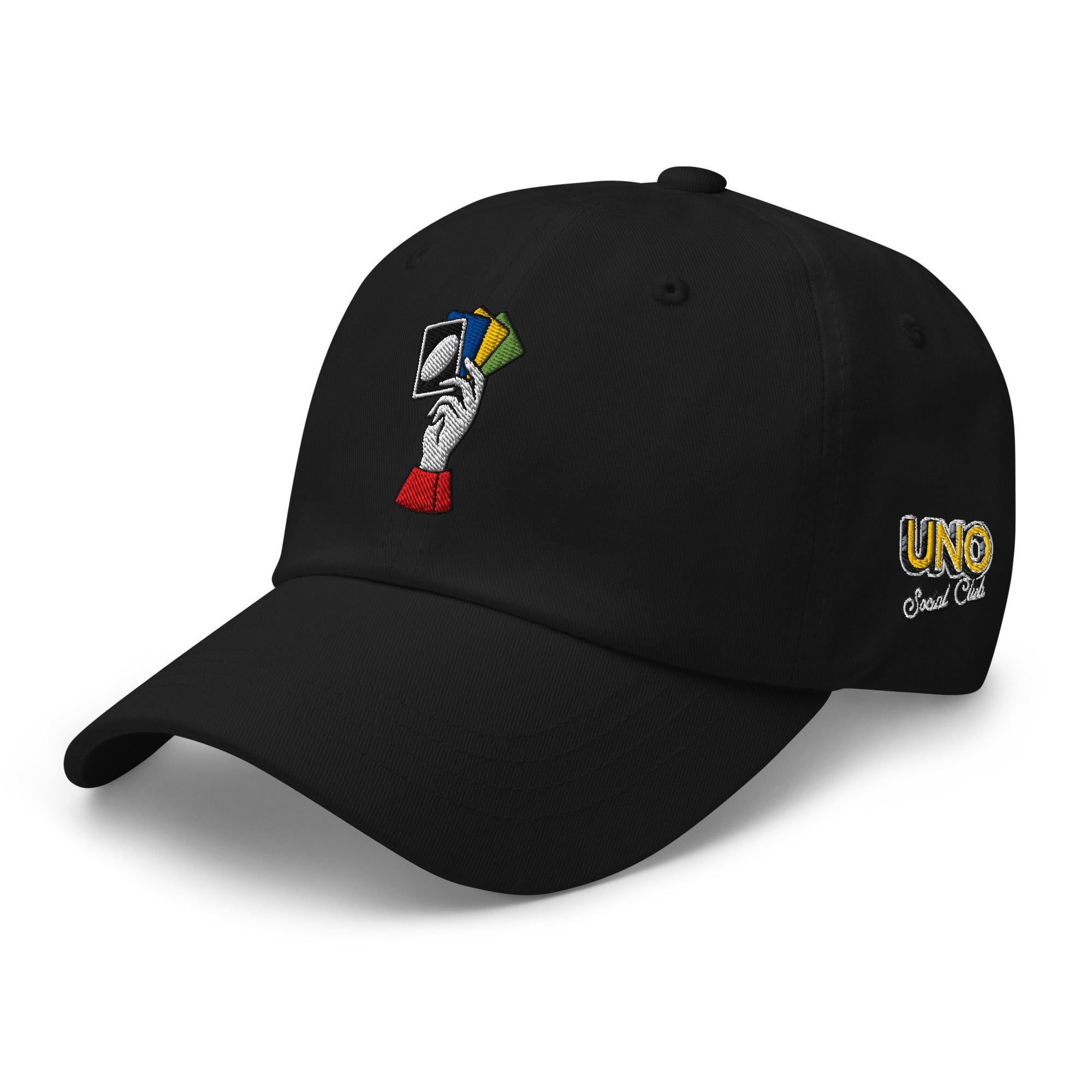 UNO Social Club Black Dad Hat - Image 5