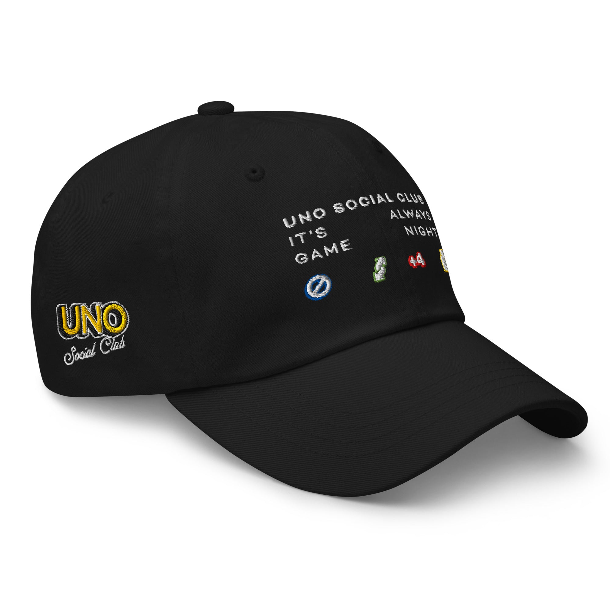 UNO Social Club It's Always Game Night Black Hat - Image 3