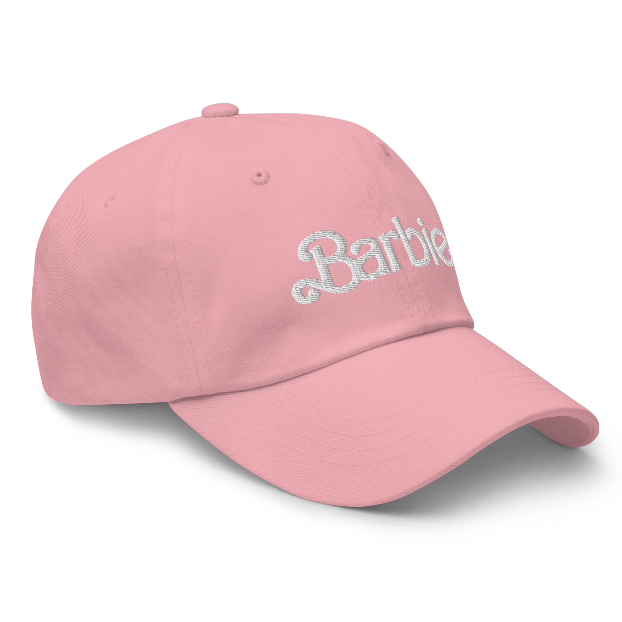 Barbie Classic Logo Pink Baseball Hat - Image 3