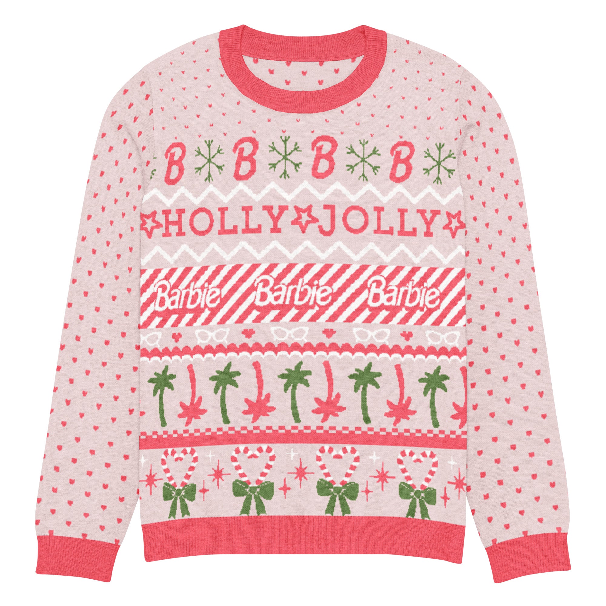 Barbie Holly Jolly Pink Ugly Sweater - Image 9