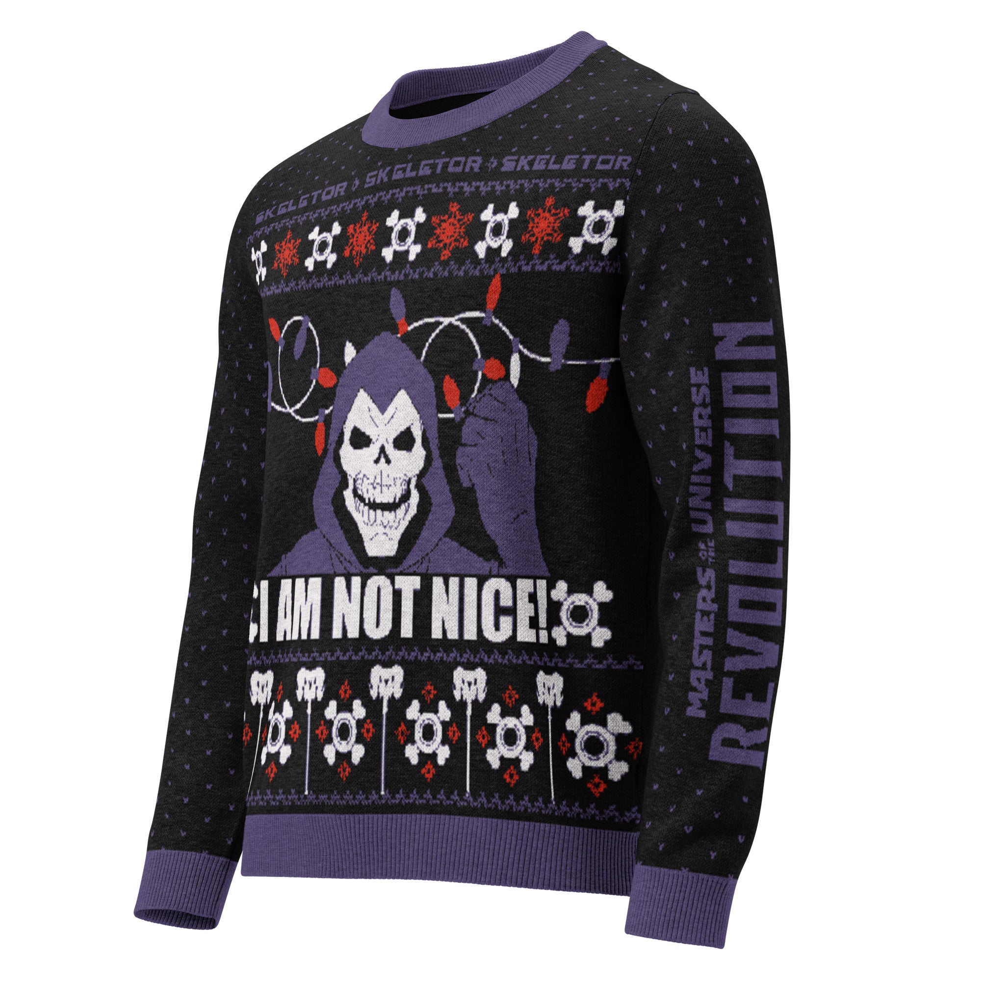 Masters of the Universe Skeletor Ugly Sweater - Image 4