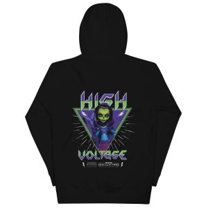 Monster High Masters of the Universe Skeletor Embroidered Black Hoodie