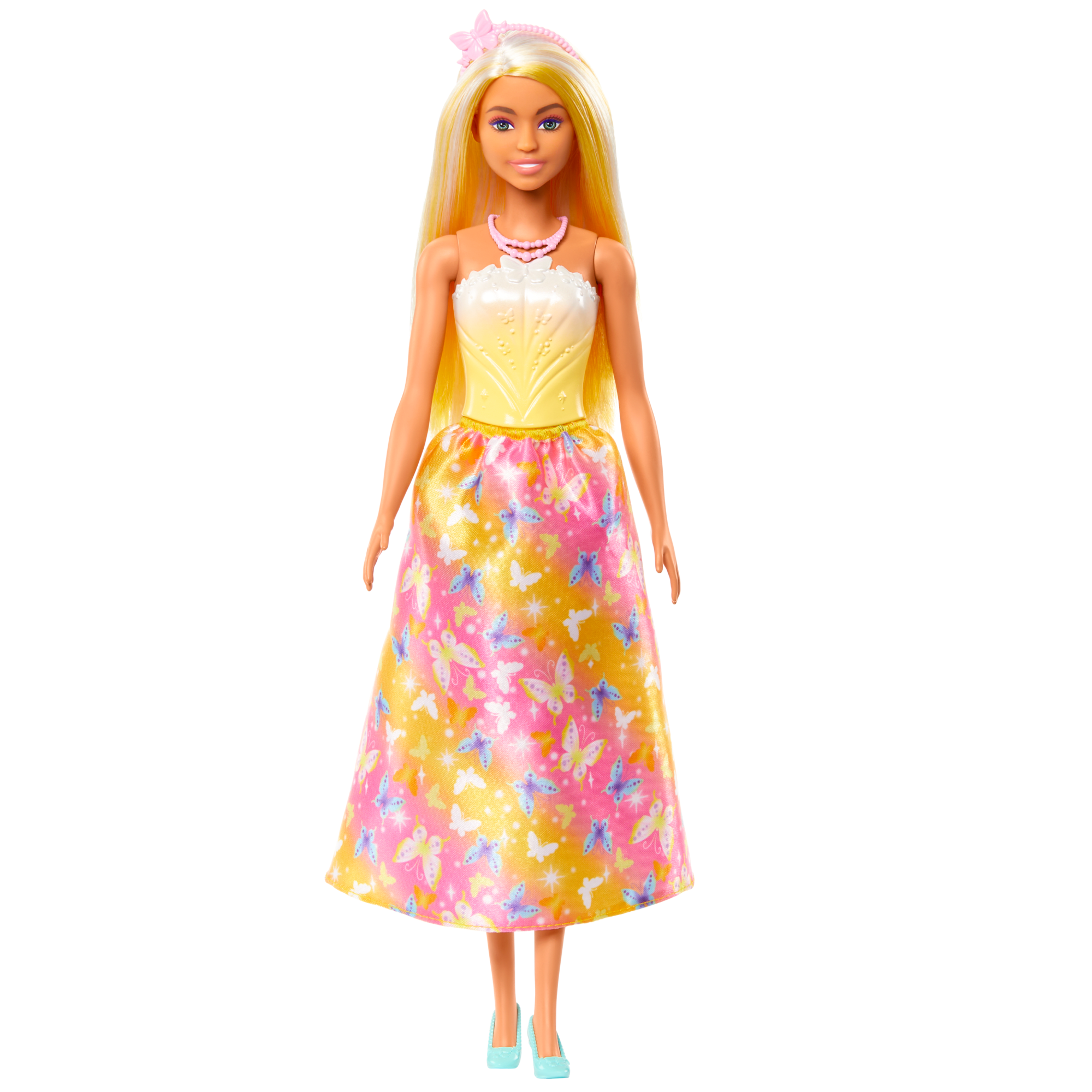 Barbie Fantasia Boneca Donzela Vestido de Sonho Amarelo - Image 4