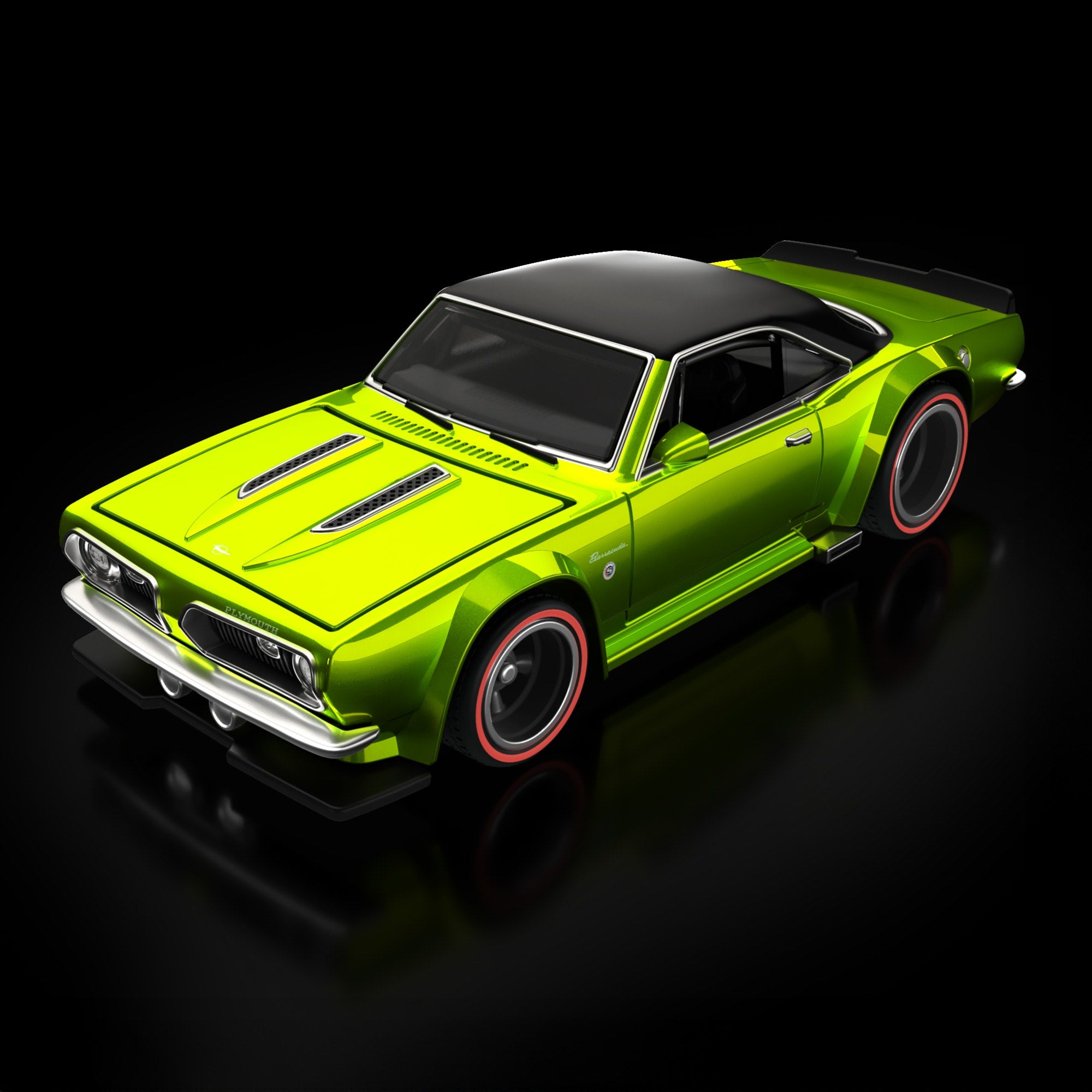 Hot Wheels RLC Exclusive sELECTIONs 1968 Custom Plymouth Barracuda - Image 6