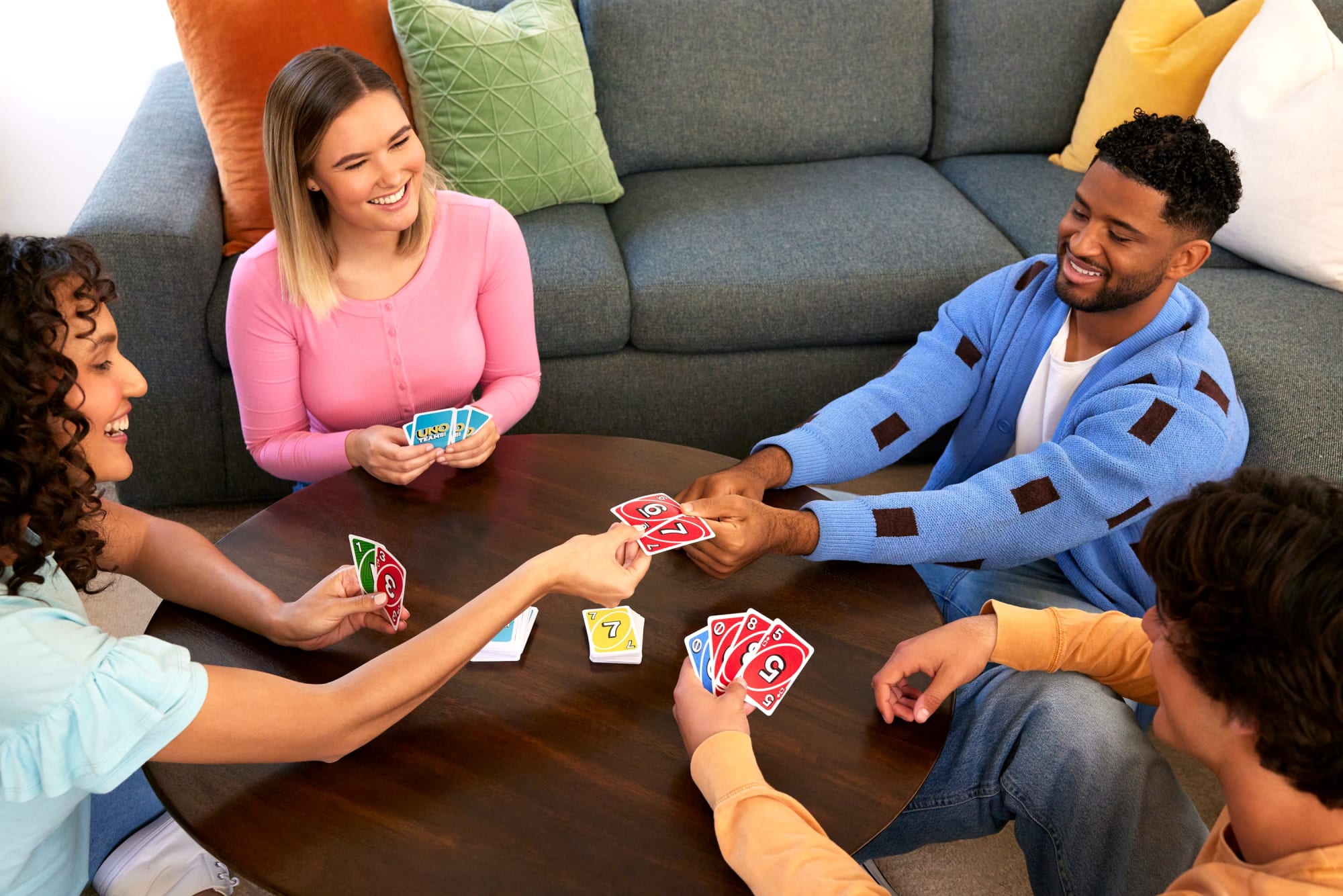 UNO Teams Card Game For Family Nights. Game Nights. Travel. Camping & Parties - Image 2