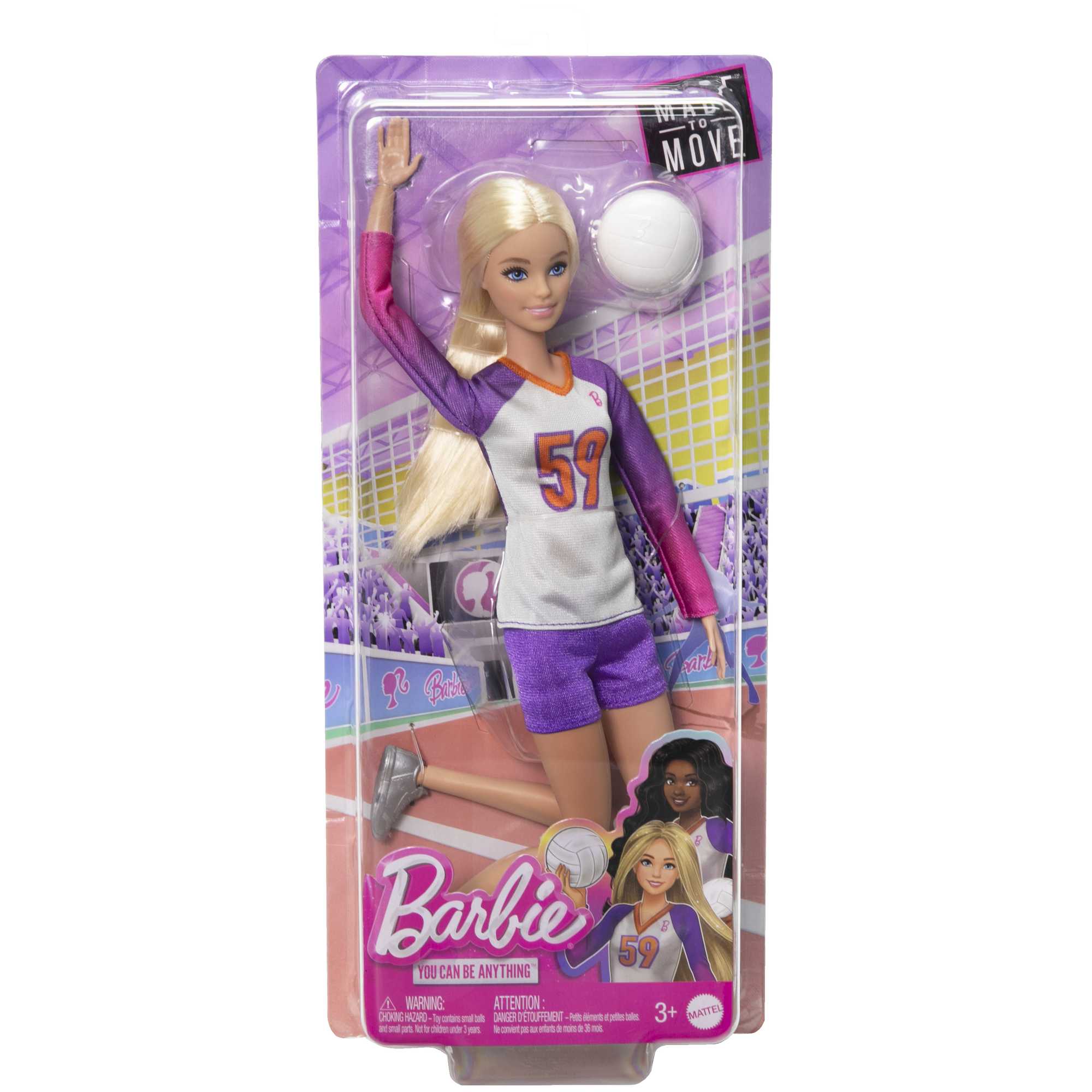 Barbie Doll & Accessories. Made To Move Career Volleyball Player Doll - Image 6