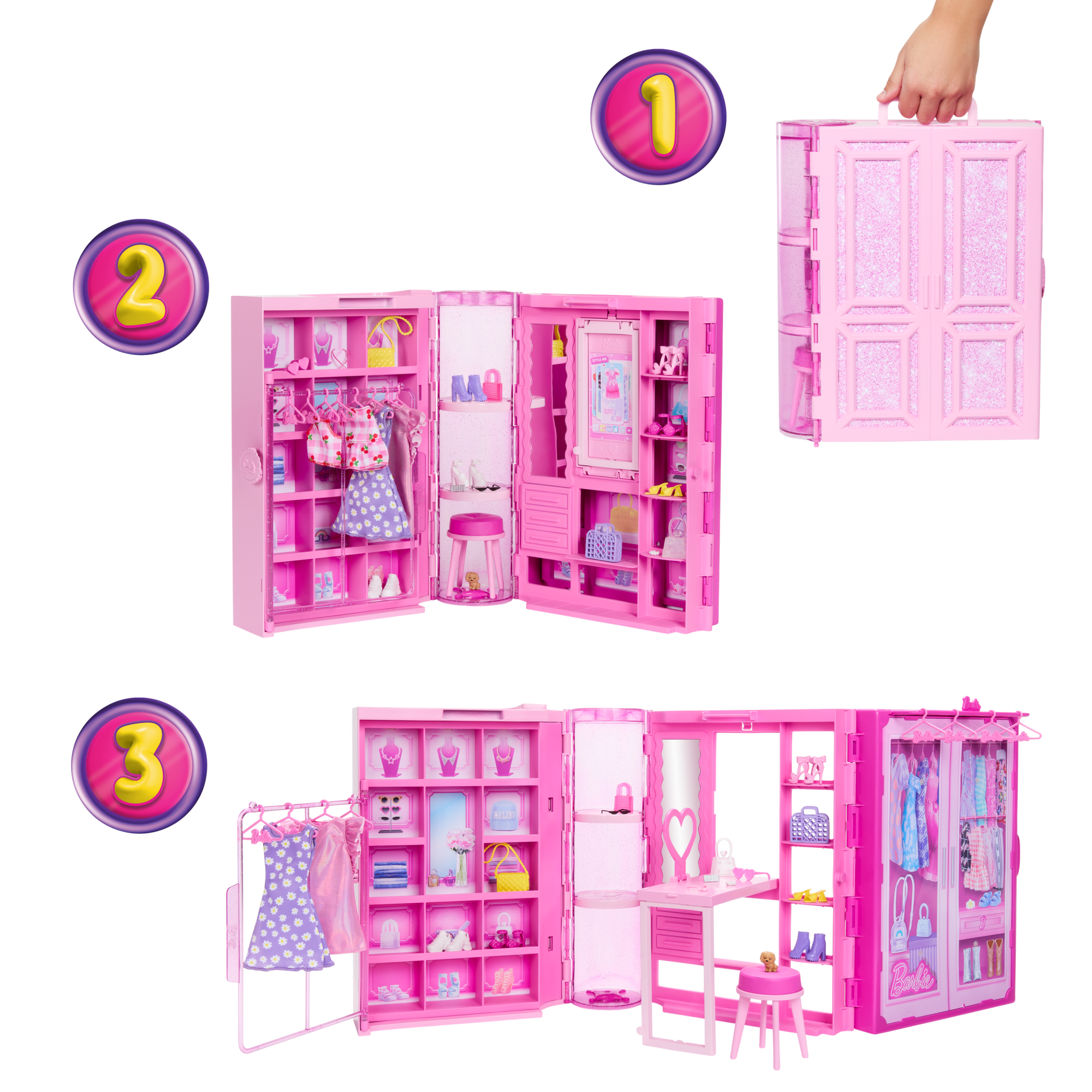 Barbie-Dressing de Rêve-Coffret - Image 4