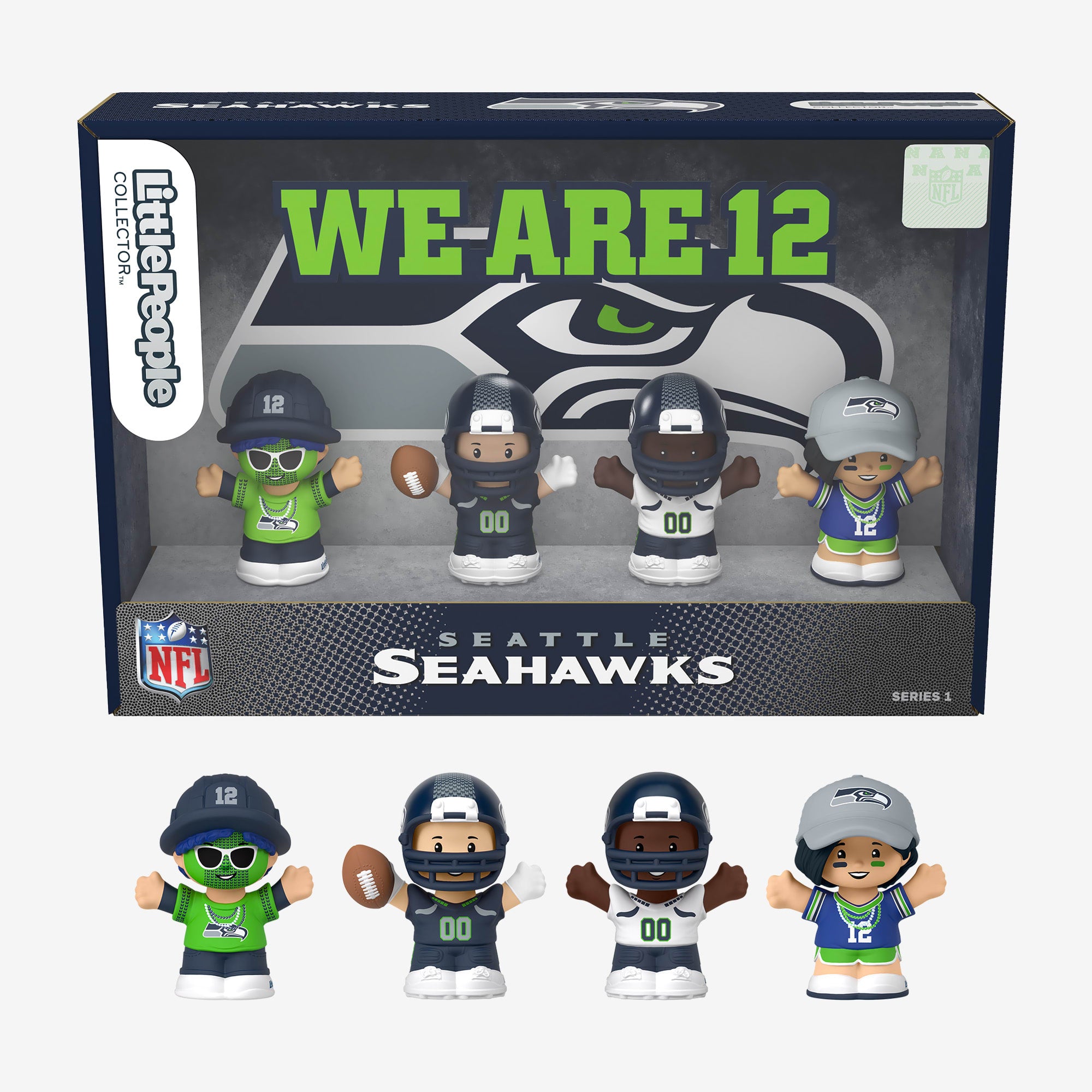 Little People Collector x NFL Seattle Seahawks Set - Image 3