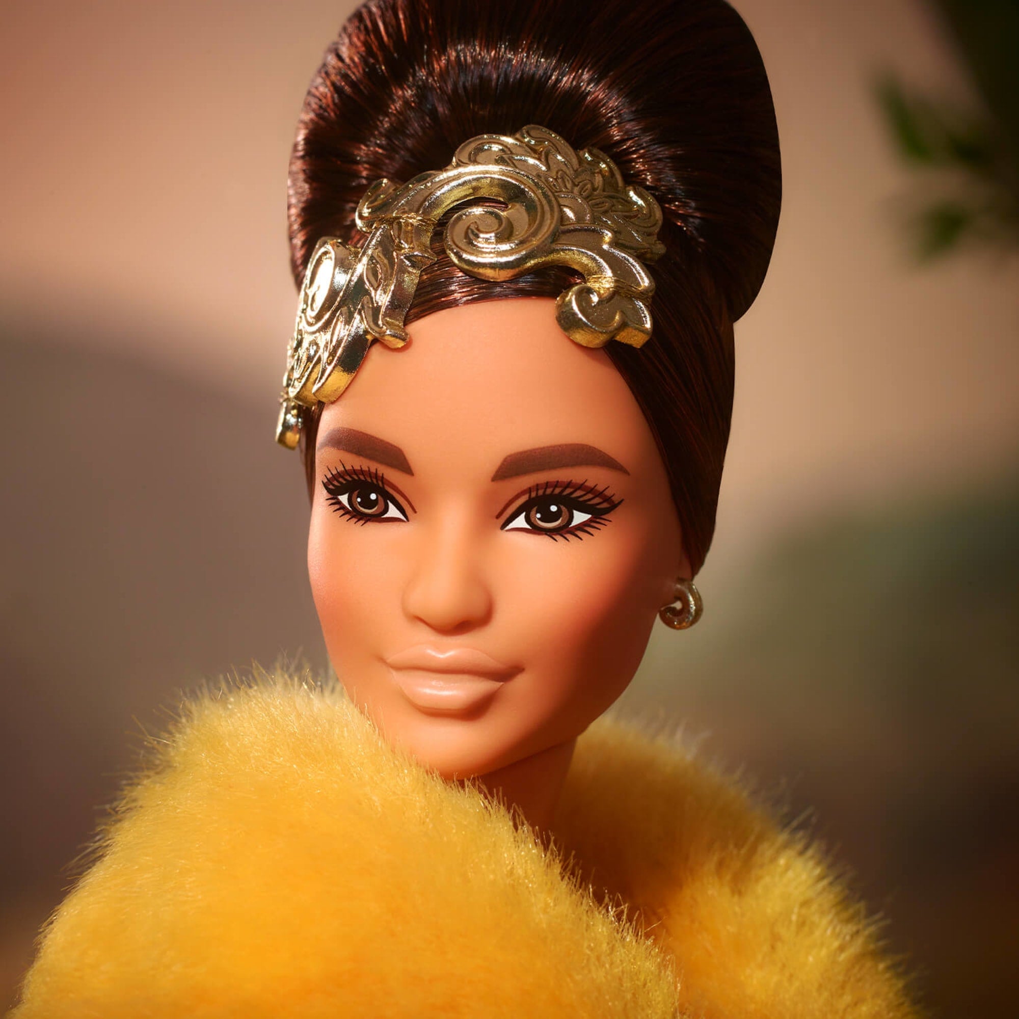 Guo Pei Barbie Doll Wearing Golden-Yellow Gown - Image 12