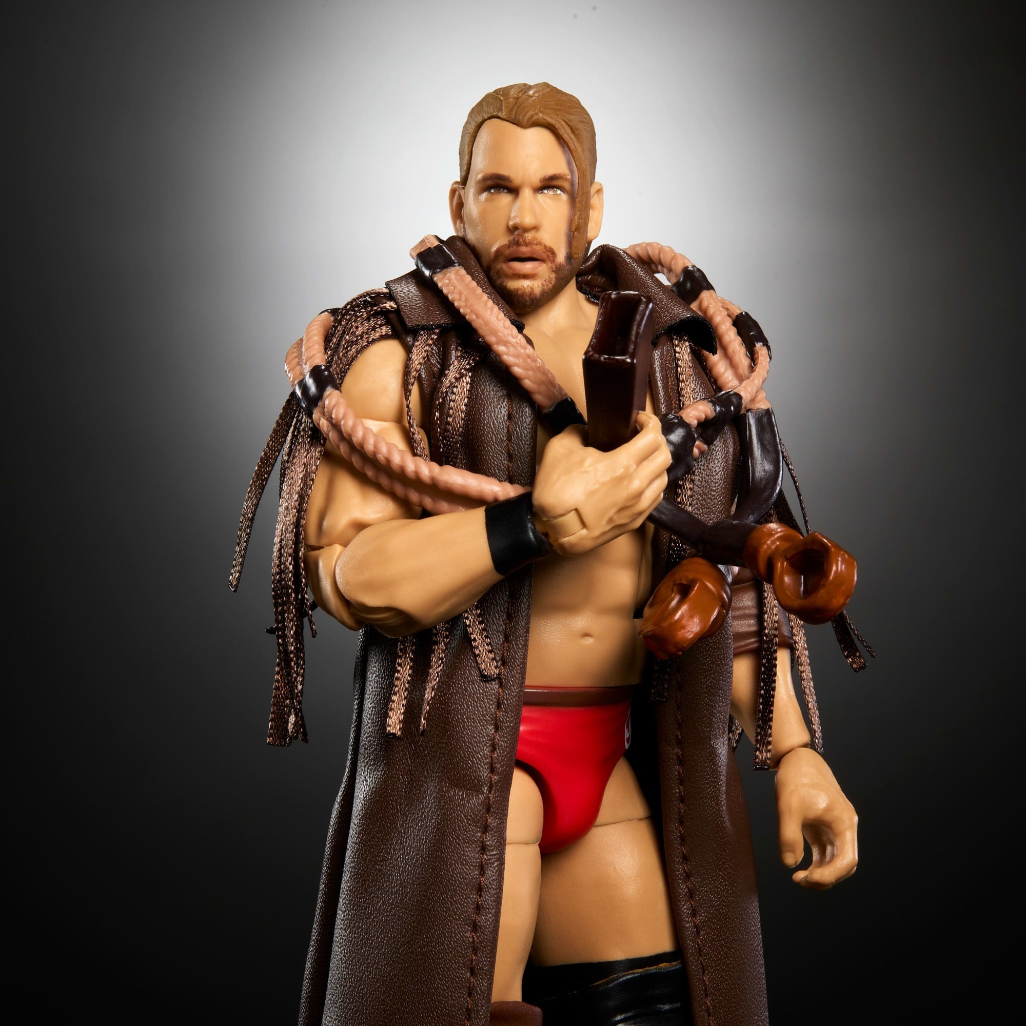 WWE Elite Legends Justin Hawk Bradshaw Action Figure - Image 4