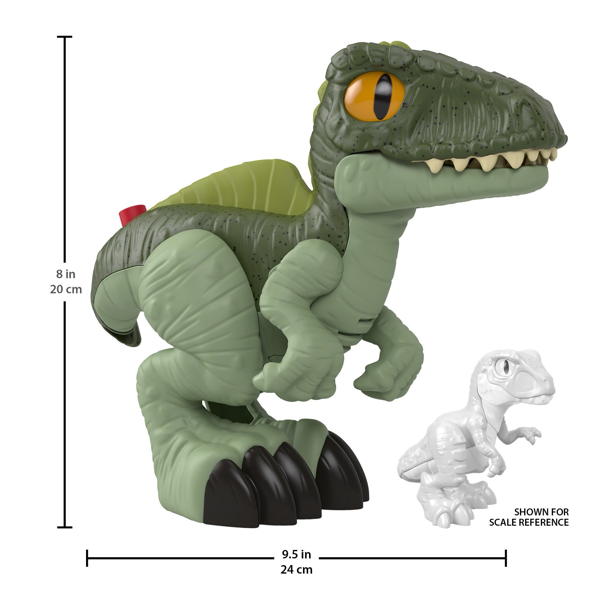 Imaginext Jurassic World Dominion Deluxe Growlin' Giga XL Dinosaur Toy With Lights & Sounds - Image 5