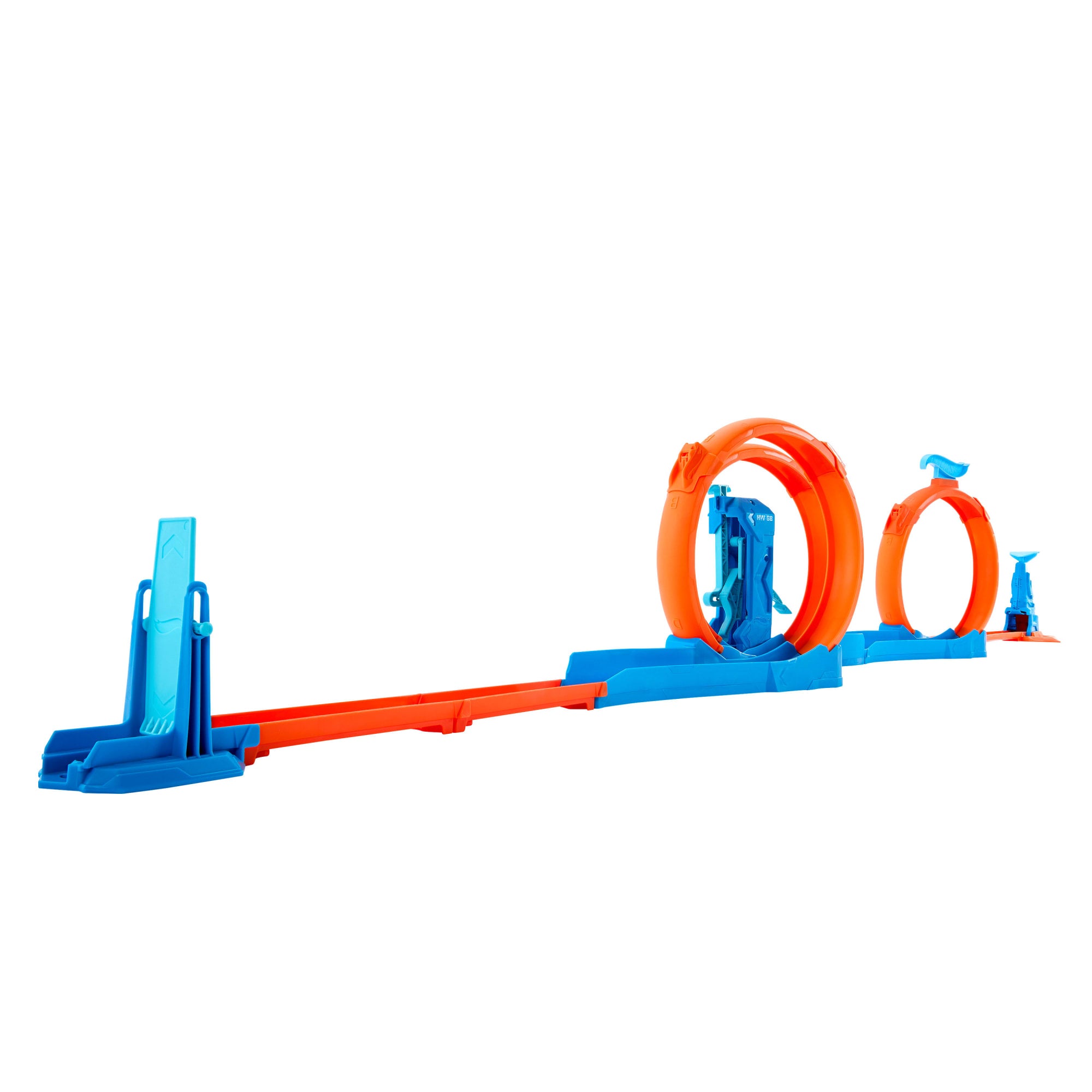 Hot Wheels Track Creator Triple Loop Pack & 1:64 Scale Toy Car. Track-Building Set - Image 5