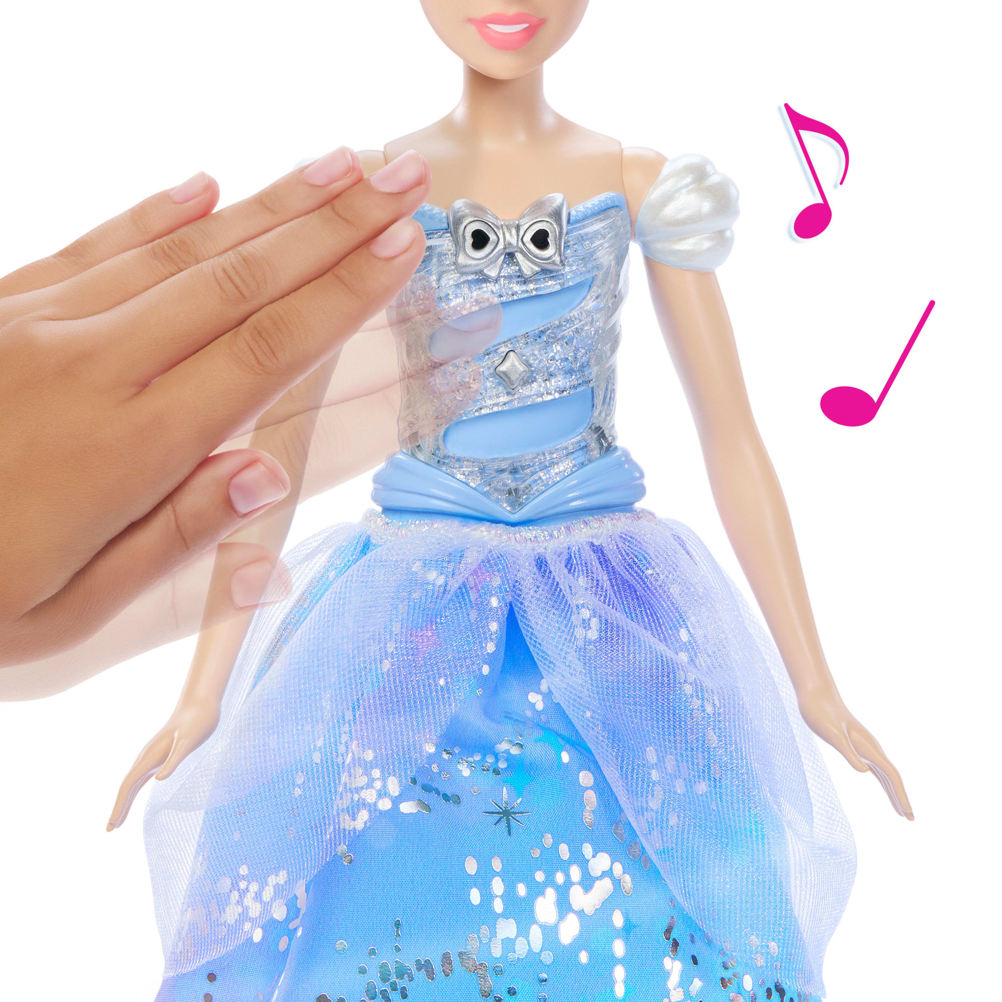 Disney Princess Poupée Cendrillon et Sa Robe enchantée - Image 4