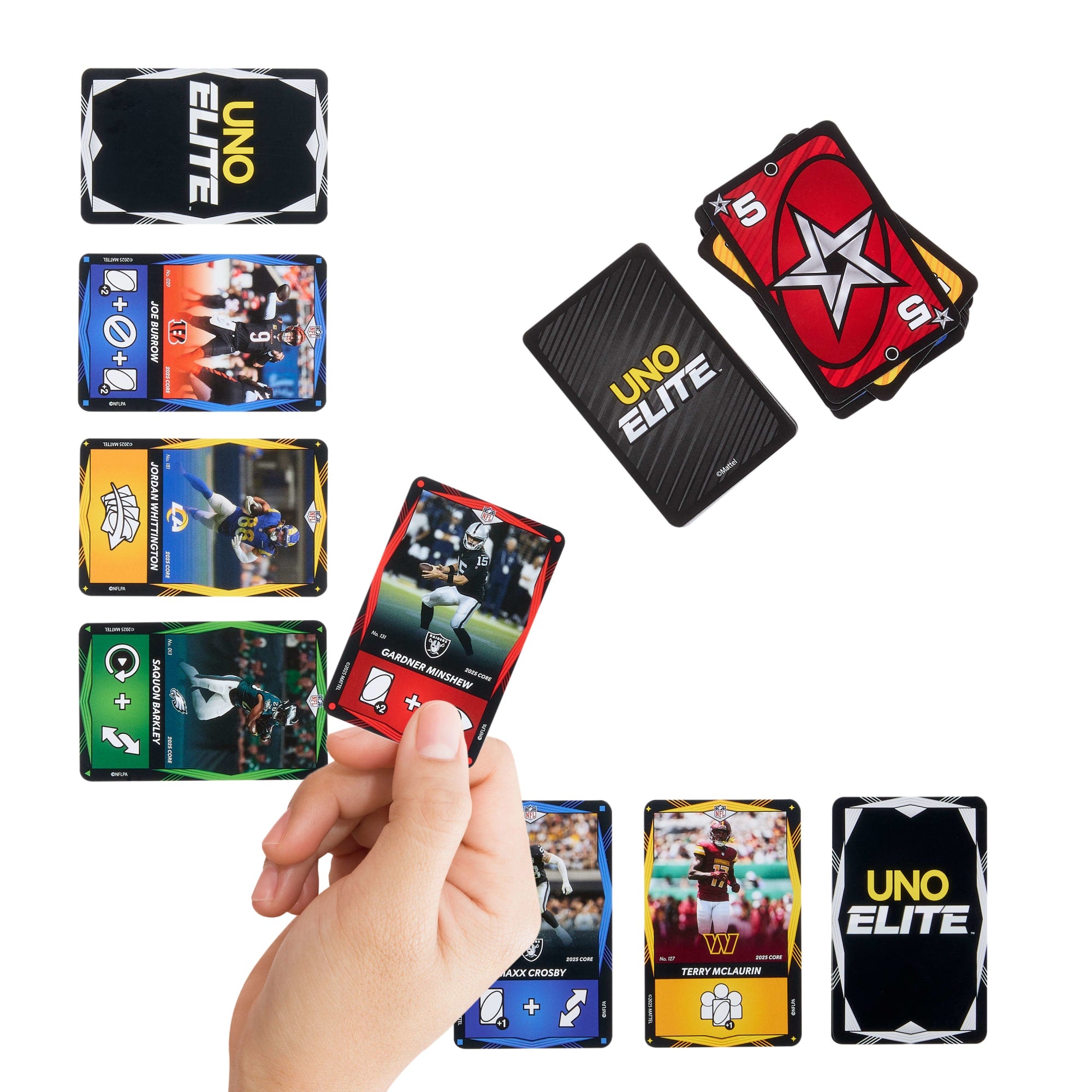 UNO Elite NFL Jogo de Cartas Pacote Inicial - Image 4