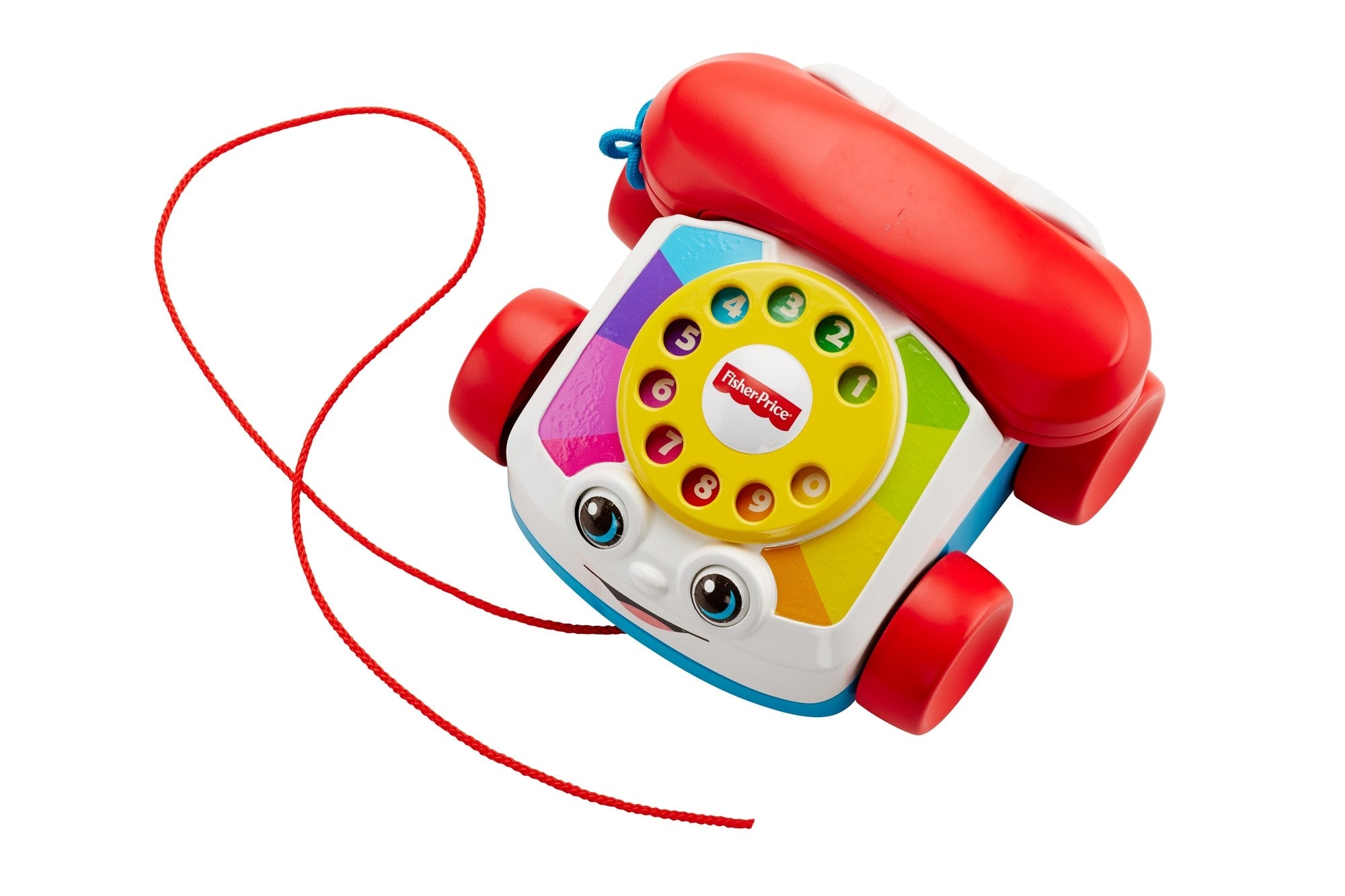 Fisher-Price Chatter Telephone Baby And Toddler Pull Toy Phone With Rotary Dial - Image 5