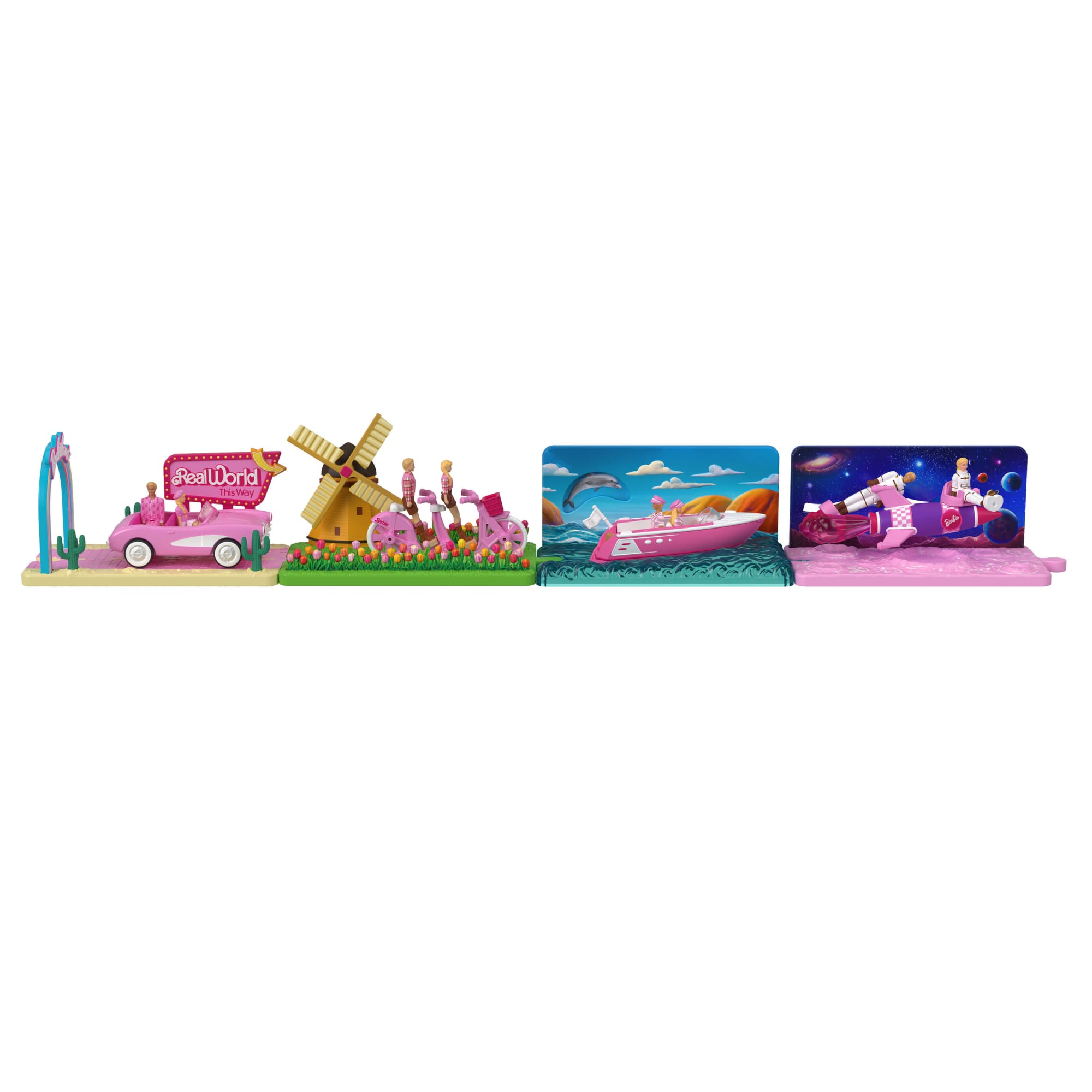 Barbie Mini BarbieLand Veículo para Boneca O Filme Barbie e Ken em Rocket Ship - Image 3