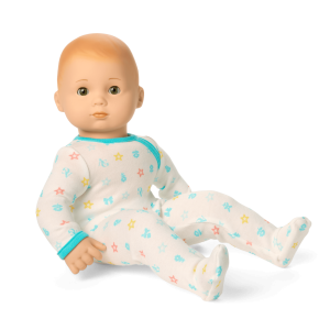 Bitty Baby® Doll #6 with red hair in Pastel Blue