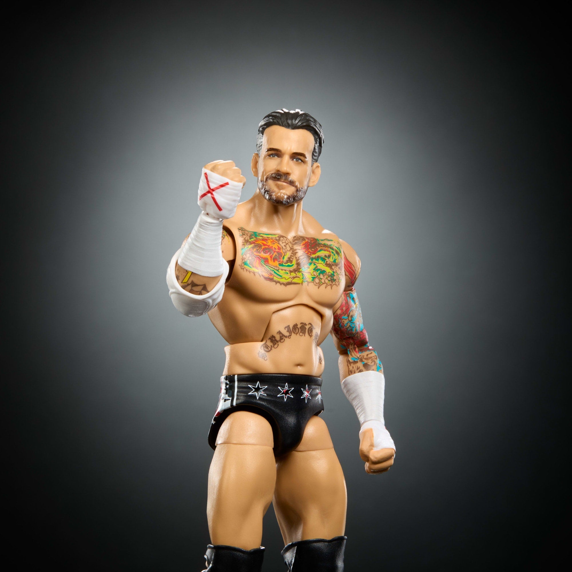 WWE Elite Collection Top Picks Cm Punk Action Figure & Accessories. 6-Inch Collectible Set - Image 3