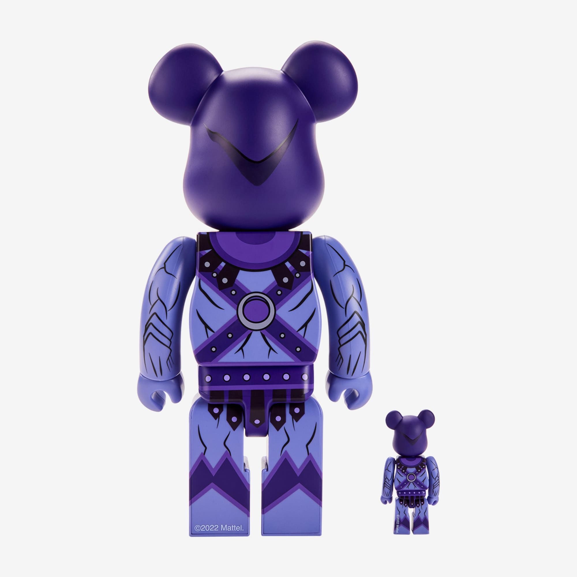 Masters of the Universe Skeletor BE@RBRICK 100% & 400% - Image 2