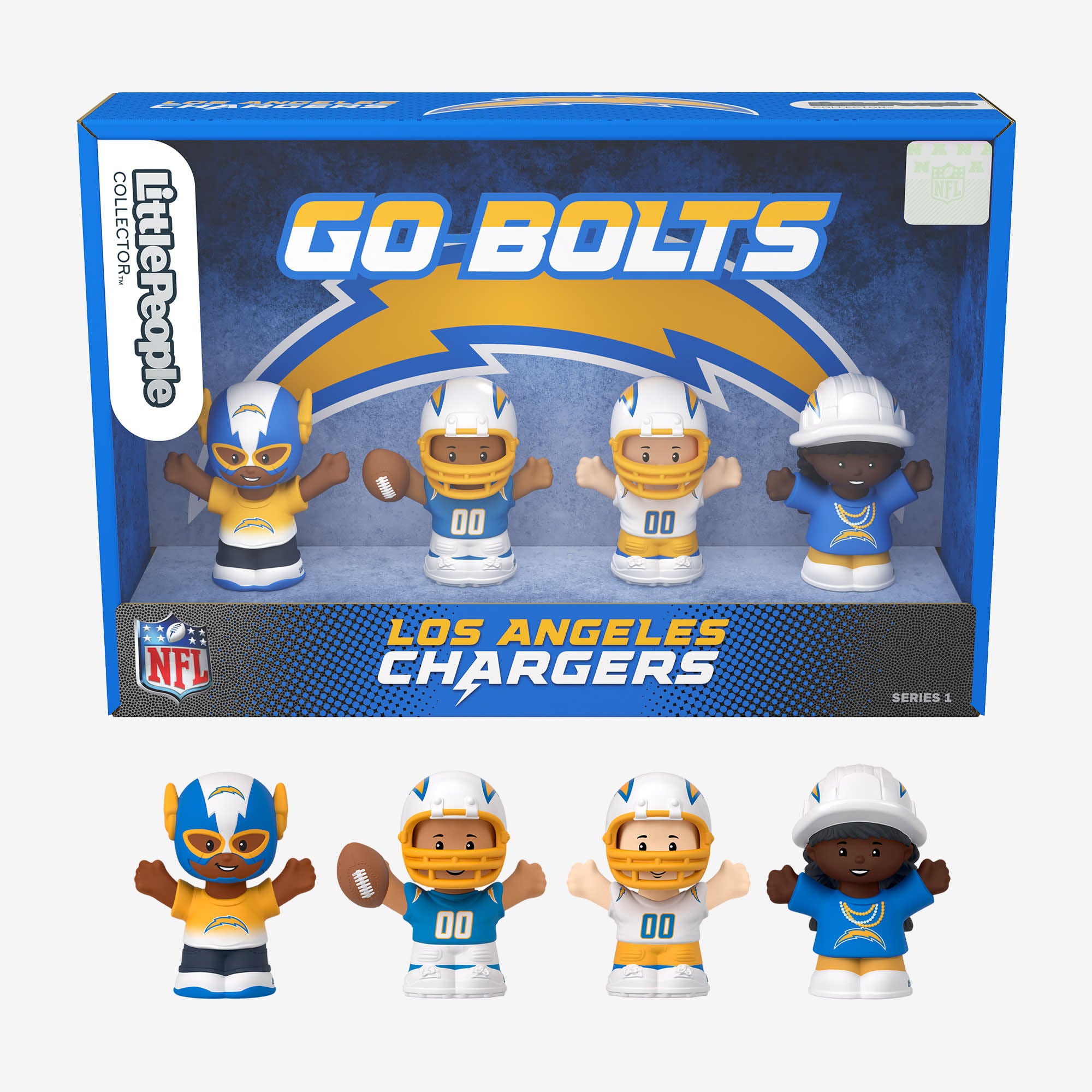 Little People Collector x NFL Los Angeles Chargers Set - Image 3