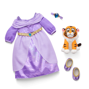 Disney Princess Jasmine Formal Dress. Baby Rajah & Accessories for 18-inch Dolls by American Girl®