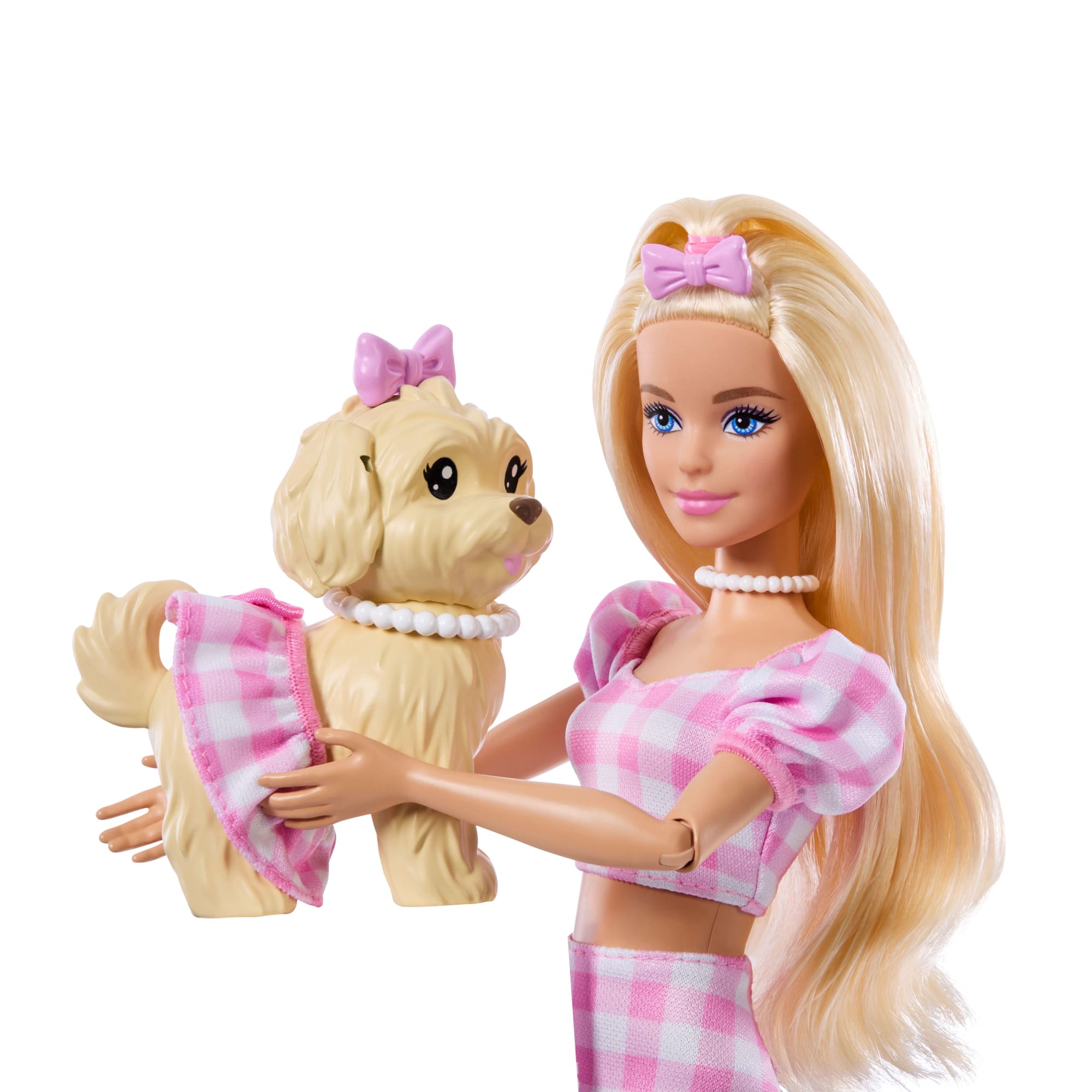 Barbie Fashion & Beauty Boneca Looks Iguais Malibu e Cachorrinho - Image 4