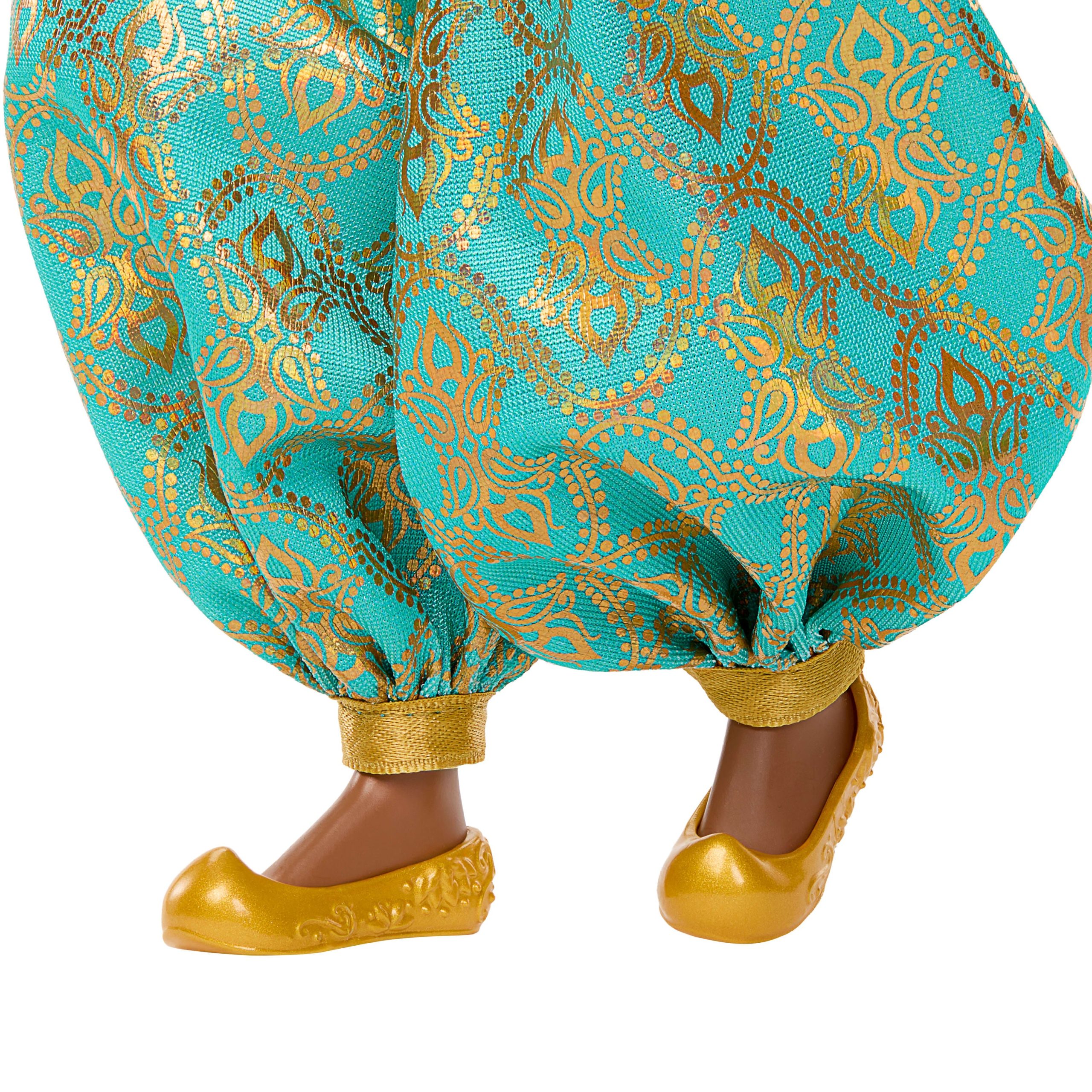 Disney Princess Sparkling Princess Series Jasmine Fashion Doll With Removable Outfit & Accessories - Image 5