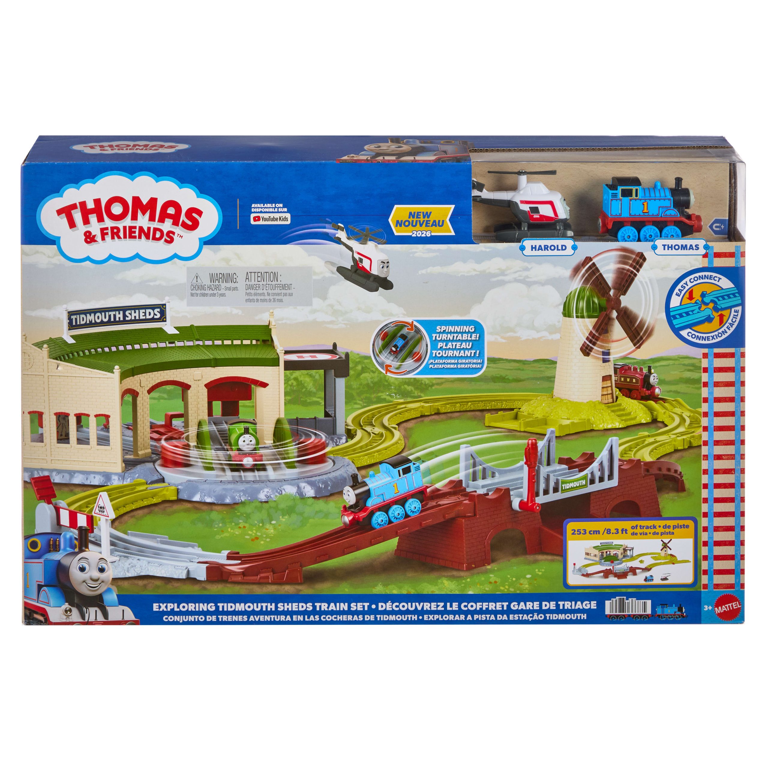 Thomas e Seus Amigos Pista de Brinquedo Pista Galpões De Tidmouth - Image 6