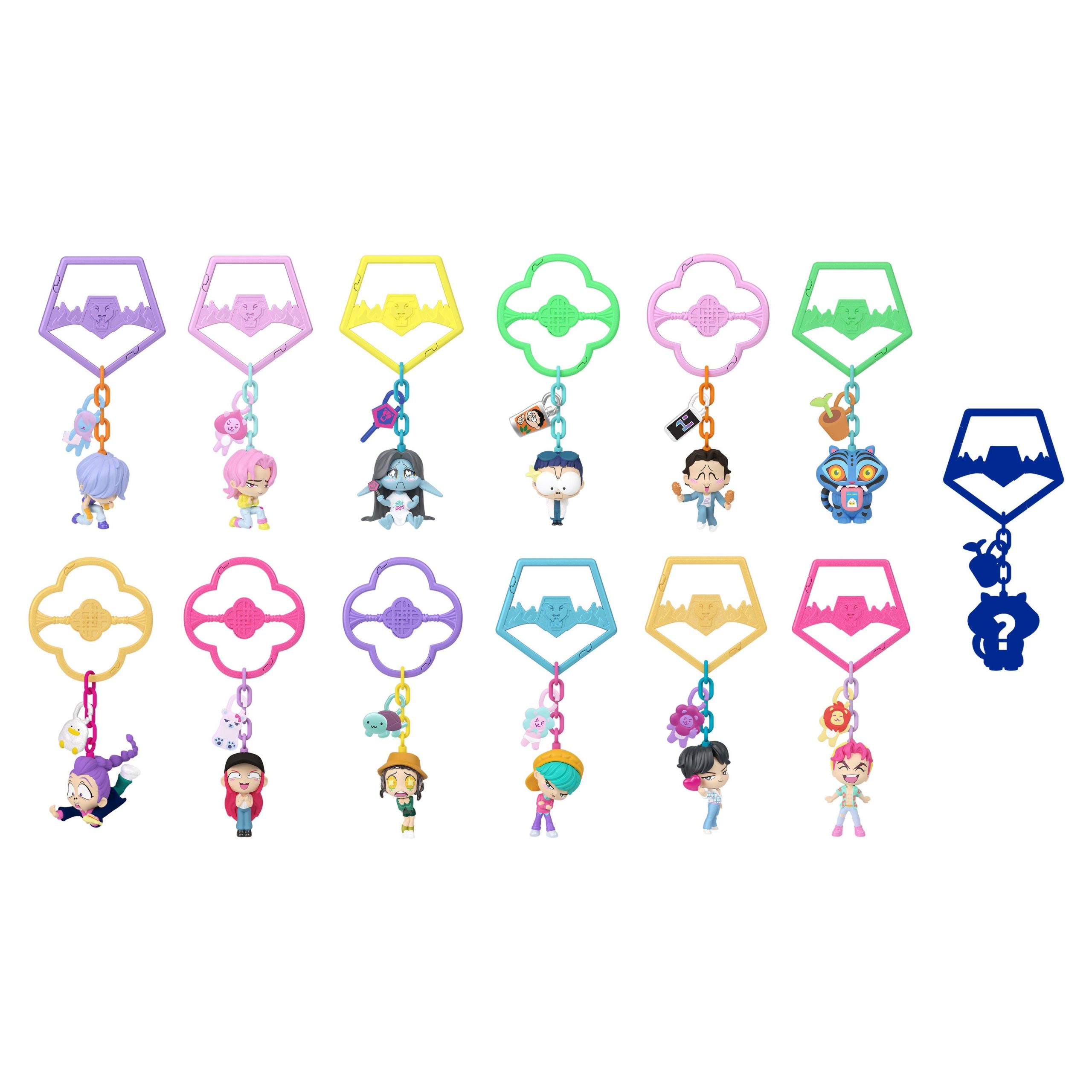 KPop Demon Hunters. Mini Collectible Keychain Figures. Huntr/X. Saja Boys. Derpy. Sussie. & Accessories - Image 5