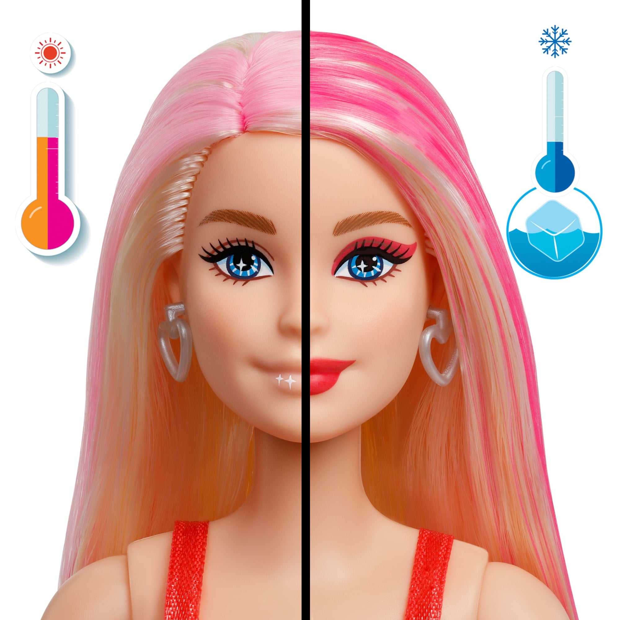 Barbie Party Unboxed Muñeca Get Ready With Me Vestido Rojo - Image 3